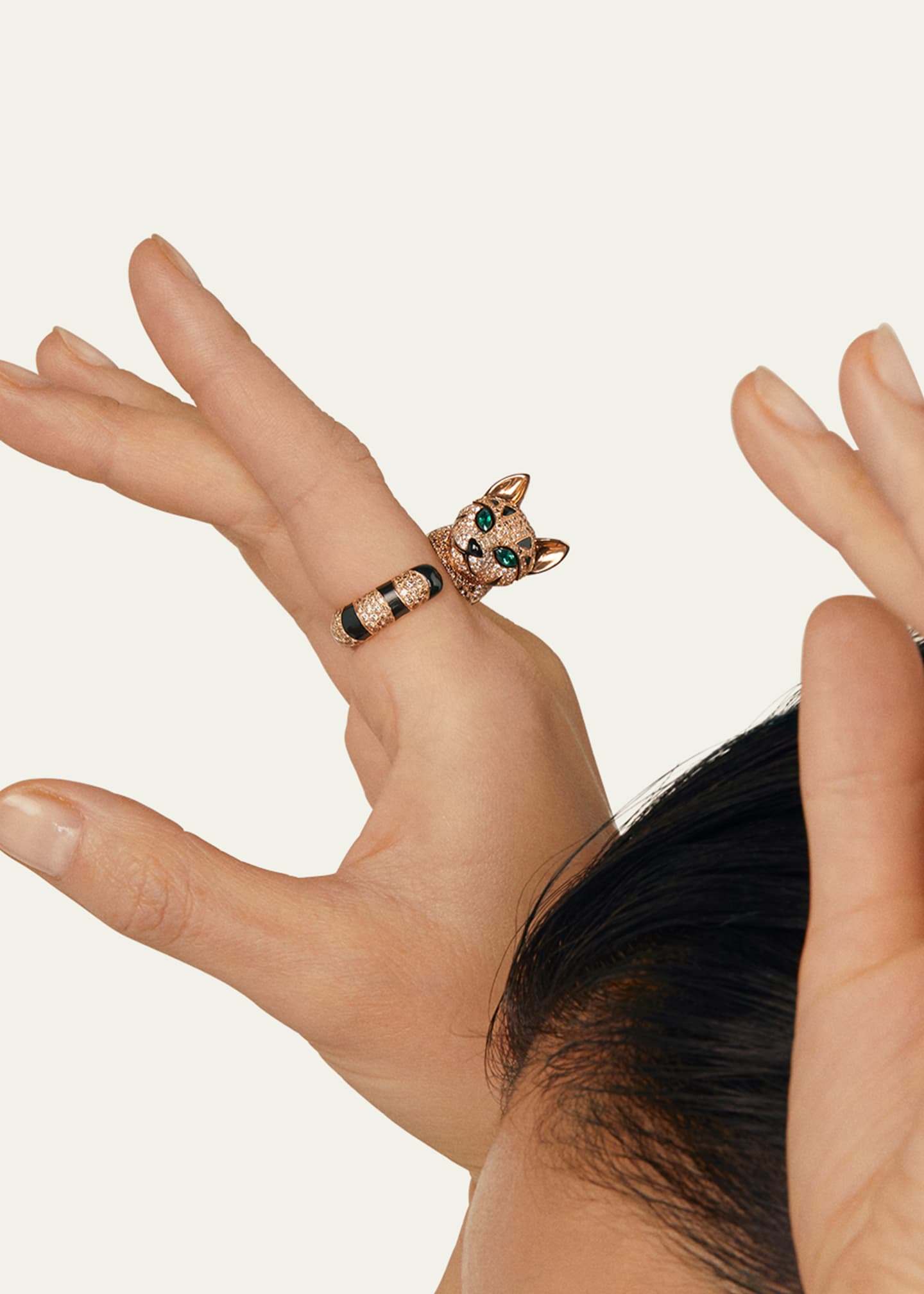 Gucci leopard outlet ring