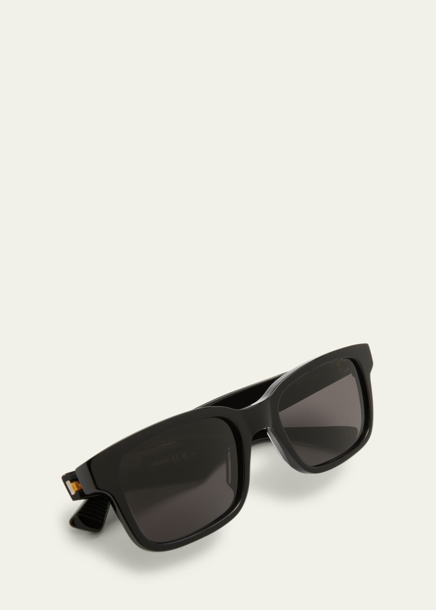 Bottega Veneta Men's Acetate Rectangle Sunglasses Image 4 of 4