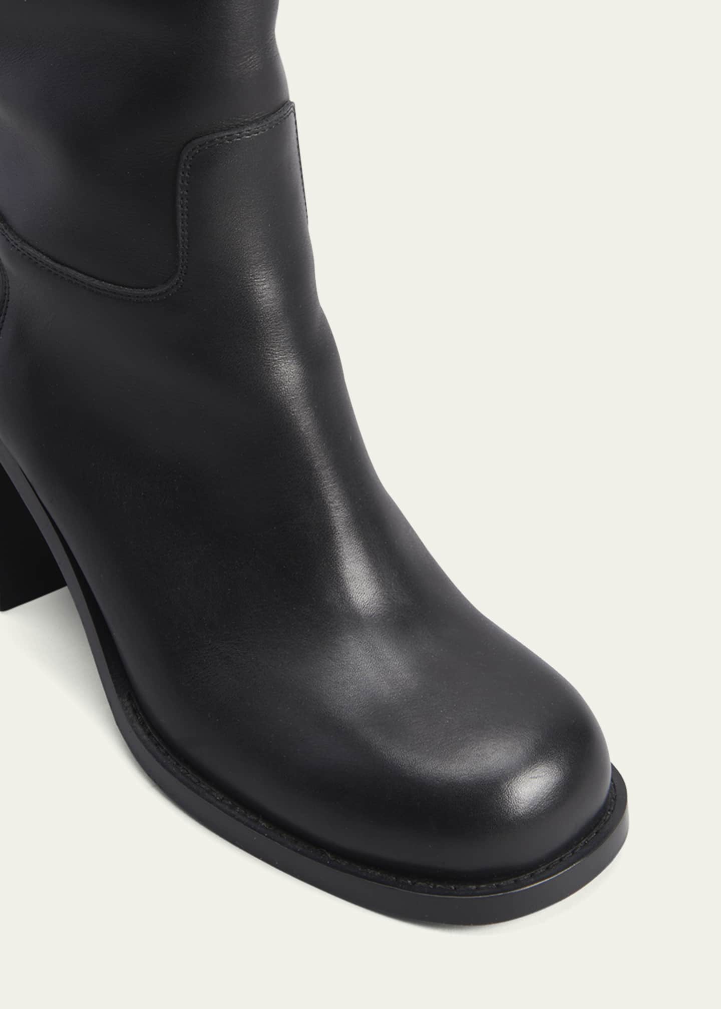 Calfskin Tall Riding Boots