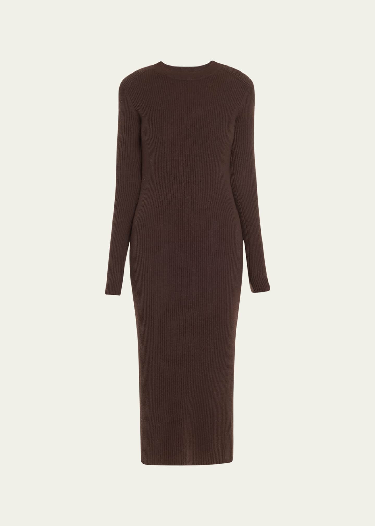 Cashmere midi dress discount