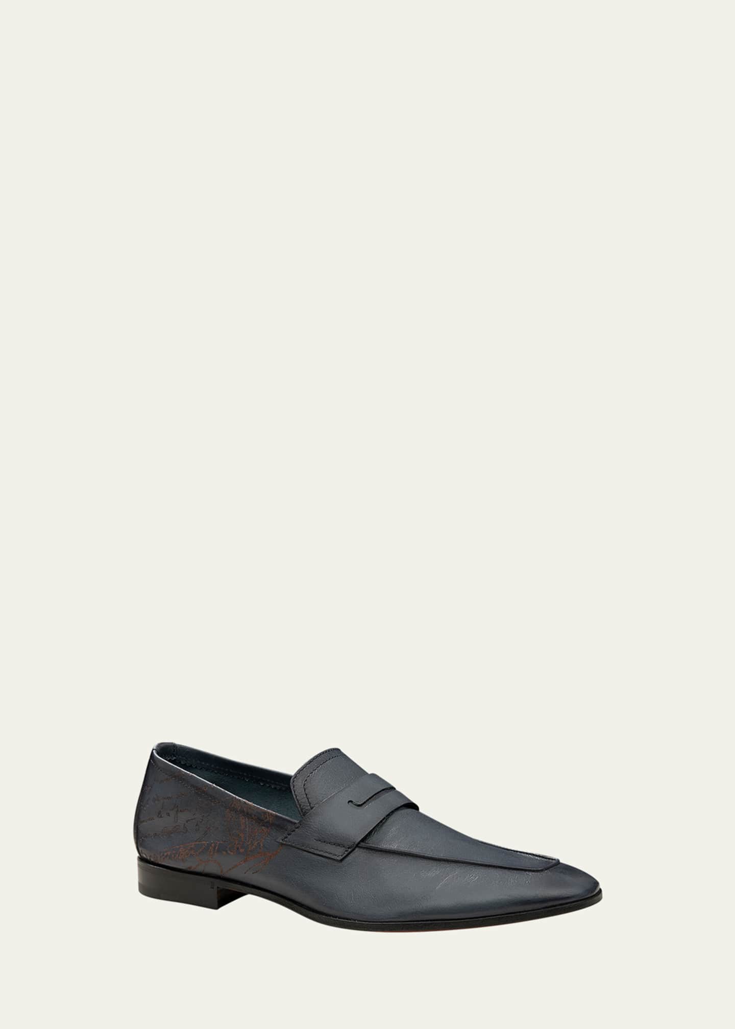 Berluti 'Galet Scritto' Loafers - Men's 8.5