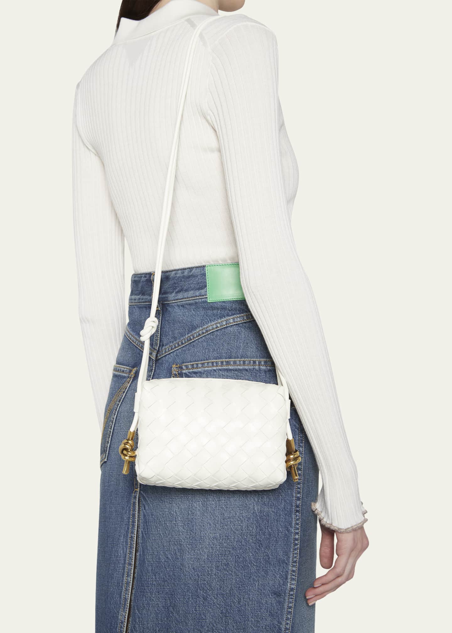 Bottega Mini Loop Knot Intrecciato Crossbody Bag Bergdorf Goodman