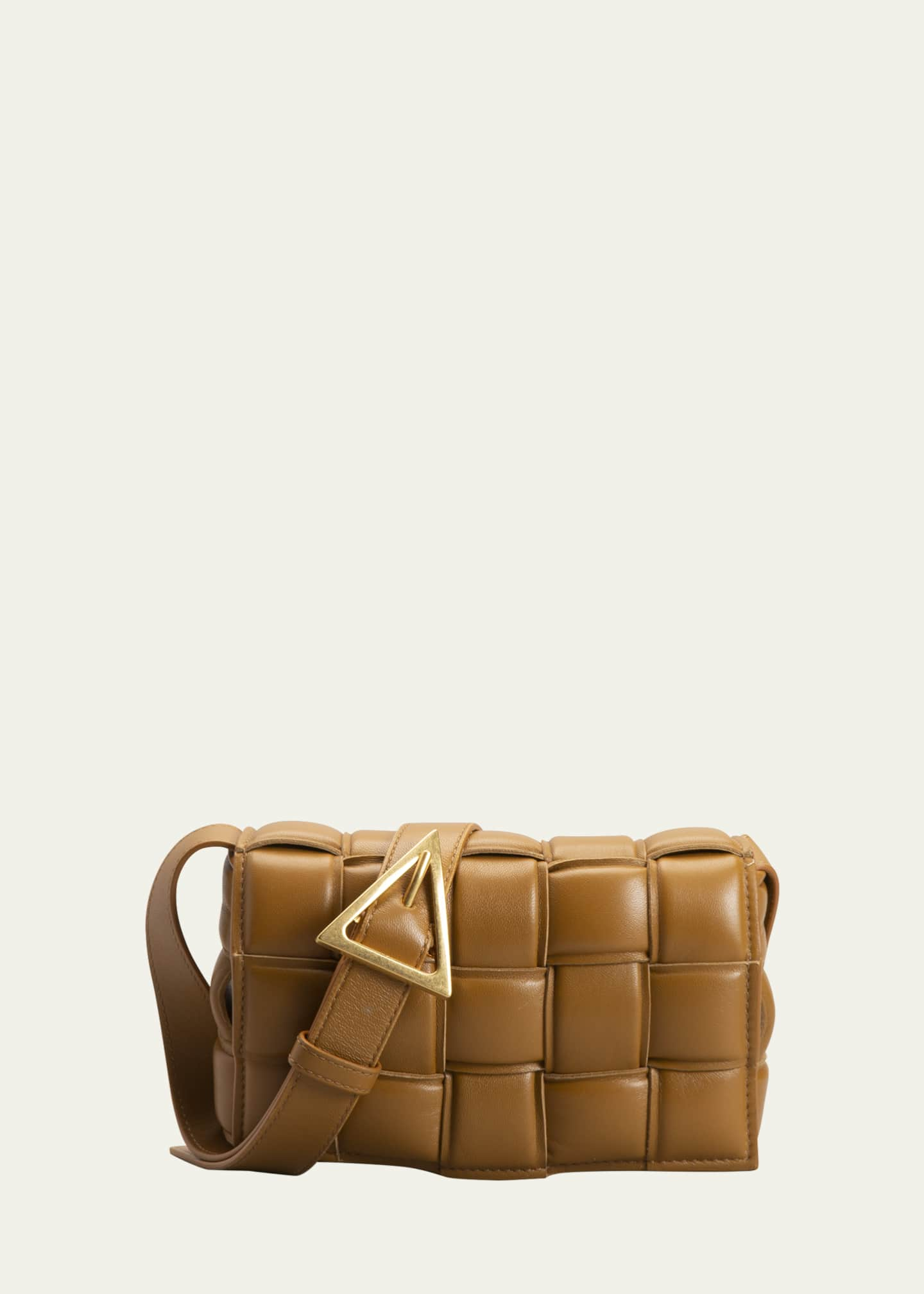 Bottega Veneta Cassette Small Padded Intrecciato Crossbody Bag