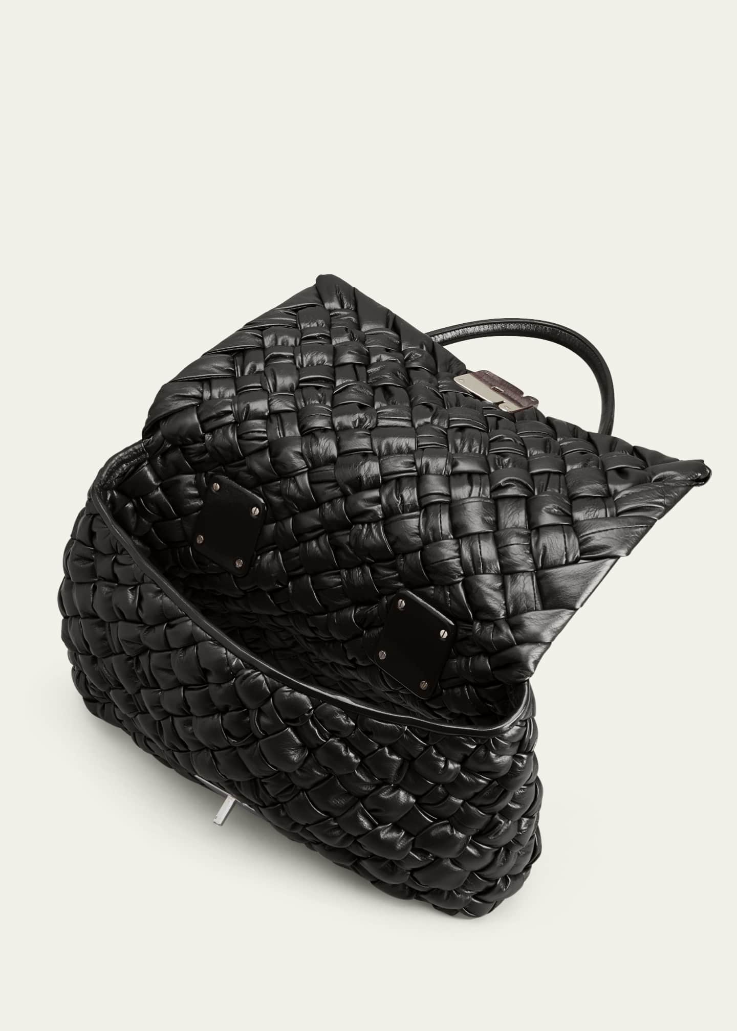 Bottega Veneta Andiamo Intrecciato Leather Shoulder Bag - Bergdorf Goodman