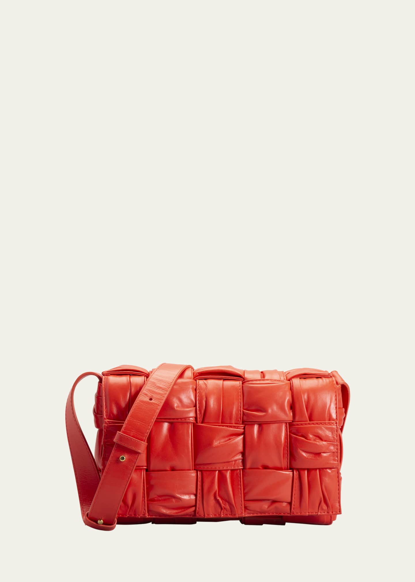 Bottega Veneta BOTTEGAVENETA Intrecciato Handbag Leather Orange