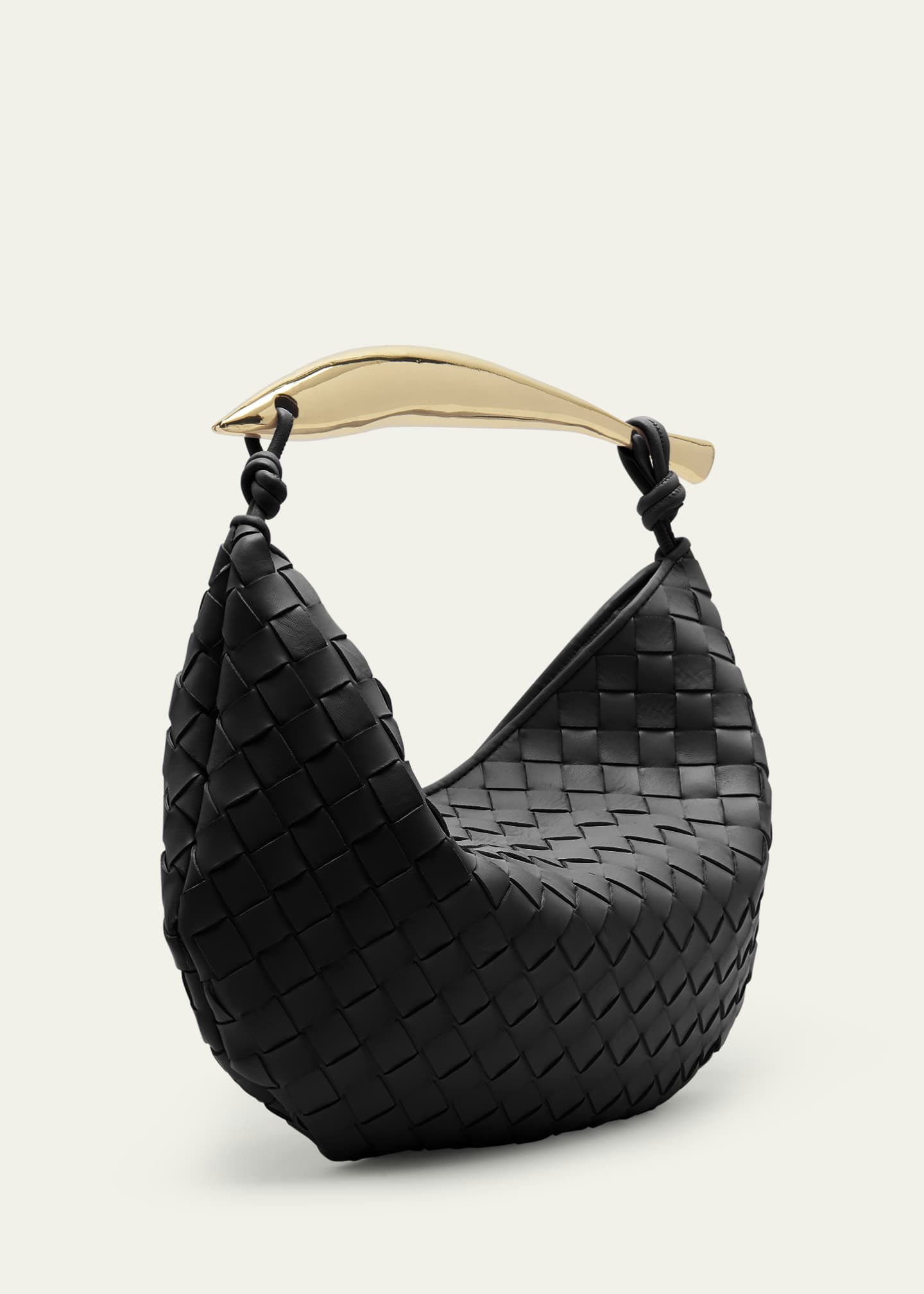 Bottega Veneta Sardine - Hobo bag for Woman - Black - 716082VCPP1