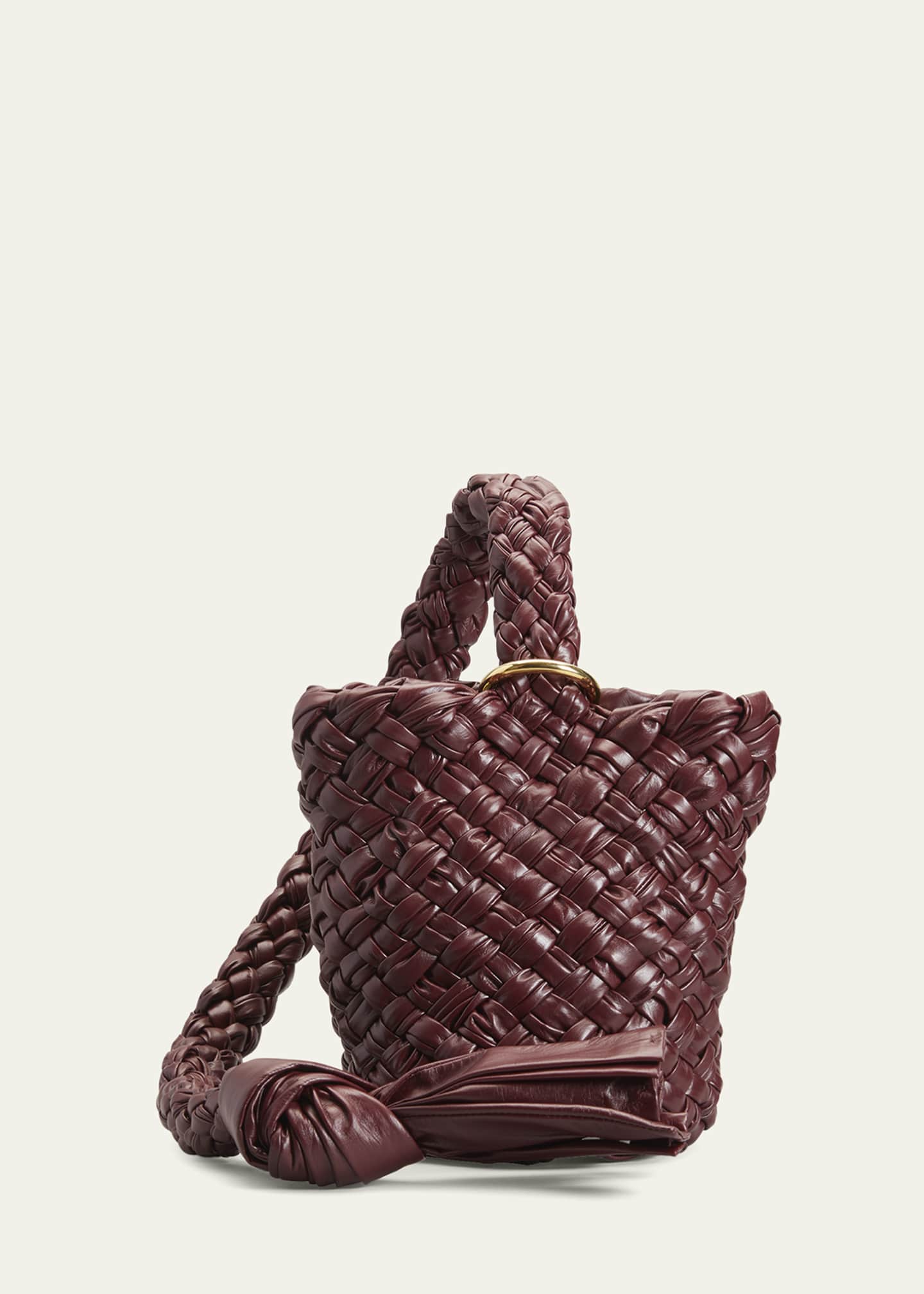 Bottega Veneta Kalimero Intrecciato Pleated Bucket Bag - Bergdorf Goodman