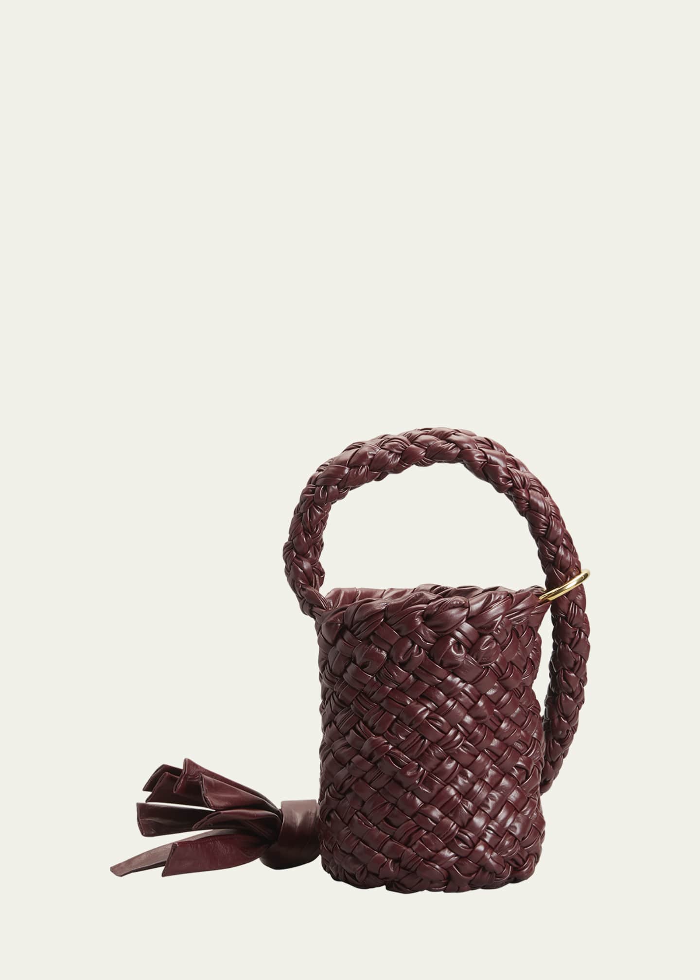 BOTTEGA VENETA ボッテガヴェネタ Kalimero Bucket Bag カリメロ イントレチャート 2WAY バケットバッグ ショルダーバッグ レッド 717177 BOTTEGA VENETA（ボッテガ・ヴェネタ） （新品・未使用品）ボッテガ