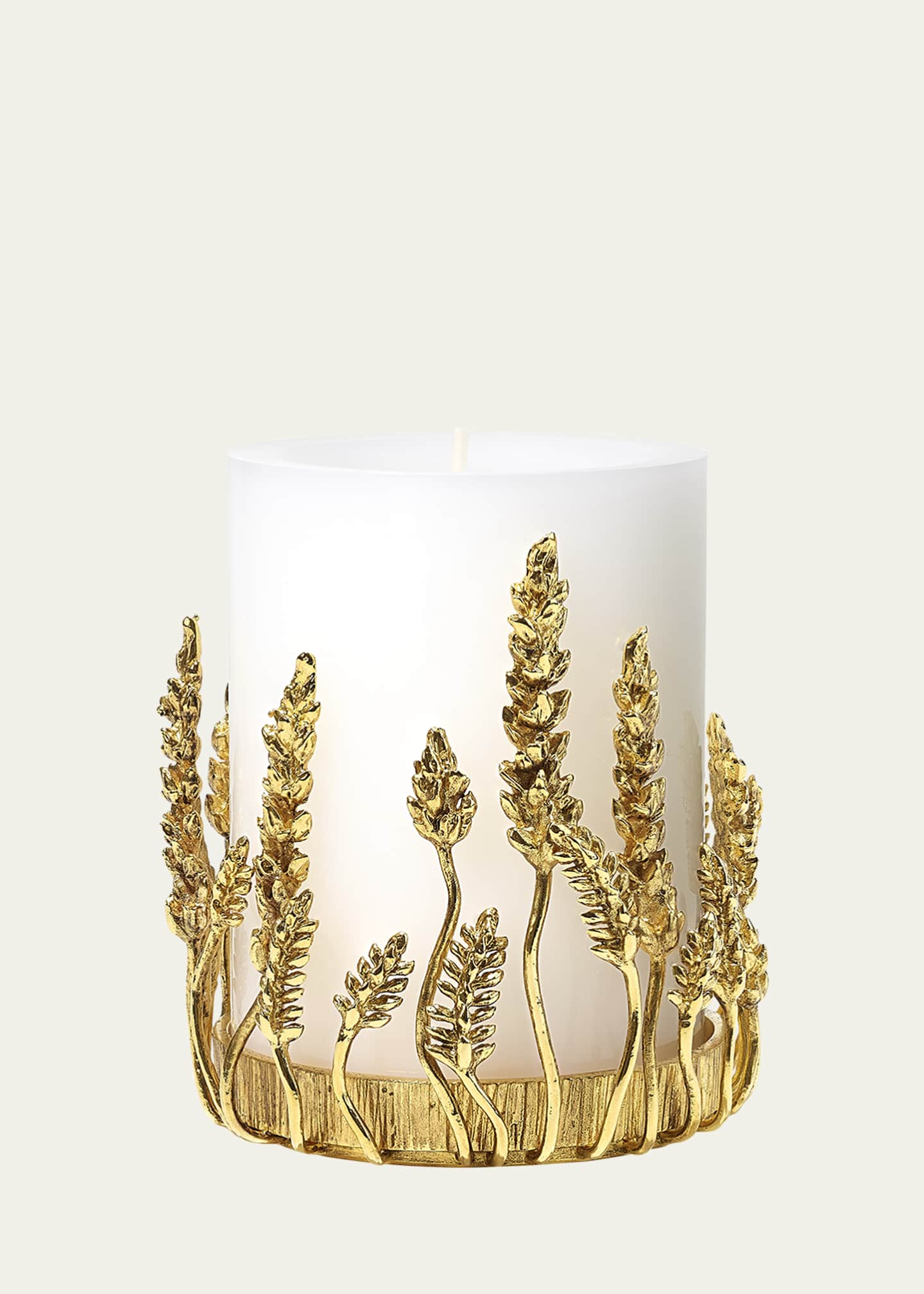 GOOSSENS Paris Wheat Pillar Candle Holder Bergdorf Goodman