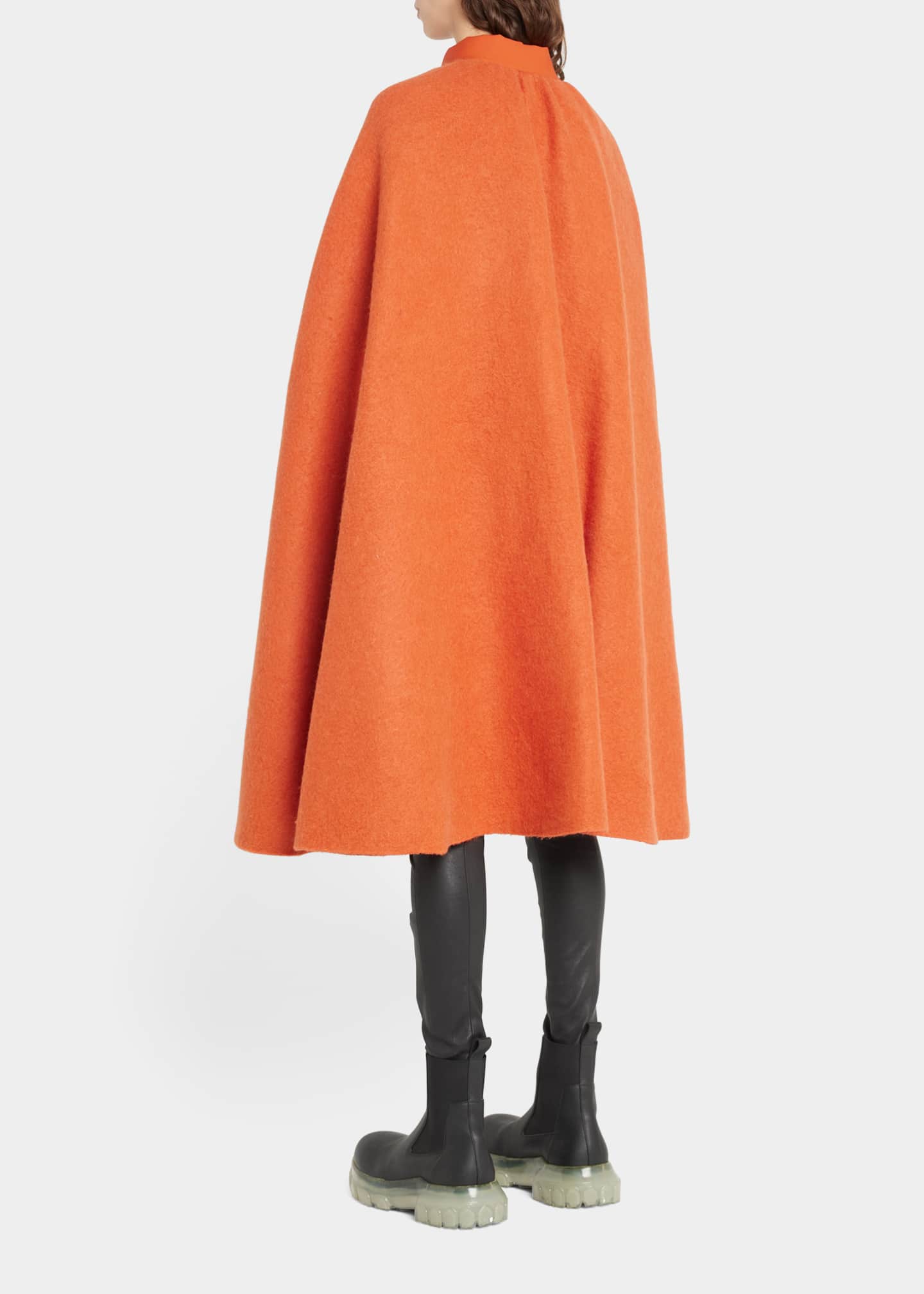 Rick Owens Wool Cape Jacket Bergdorf Goodman