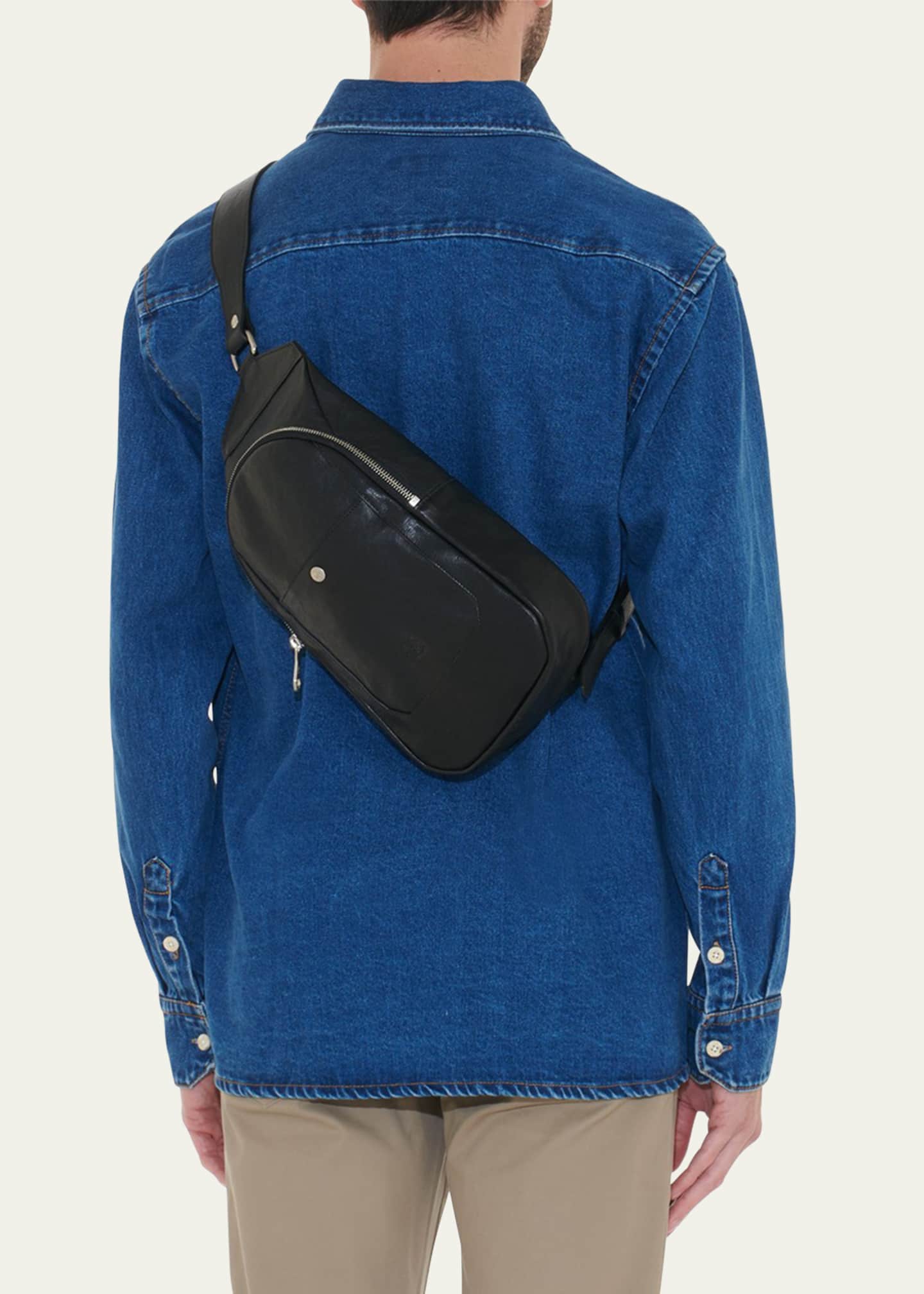 Single shoulder backpack top