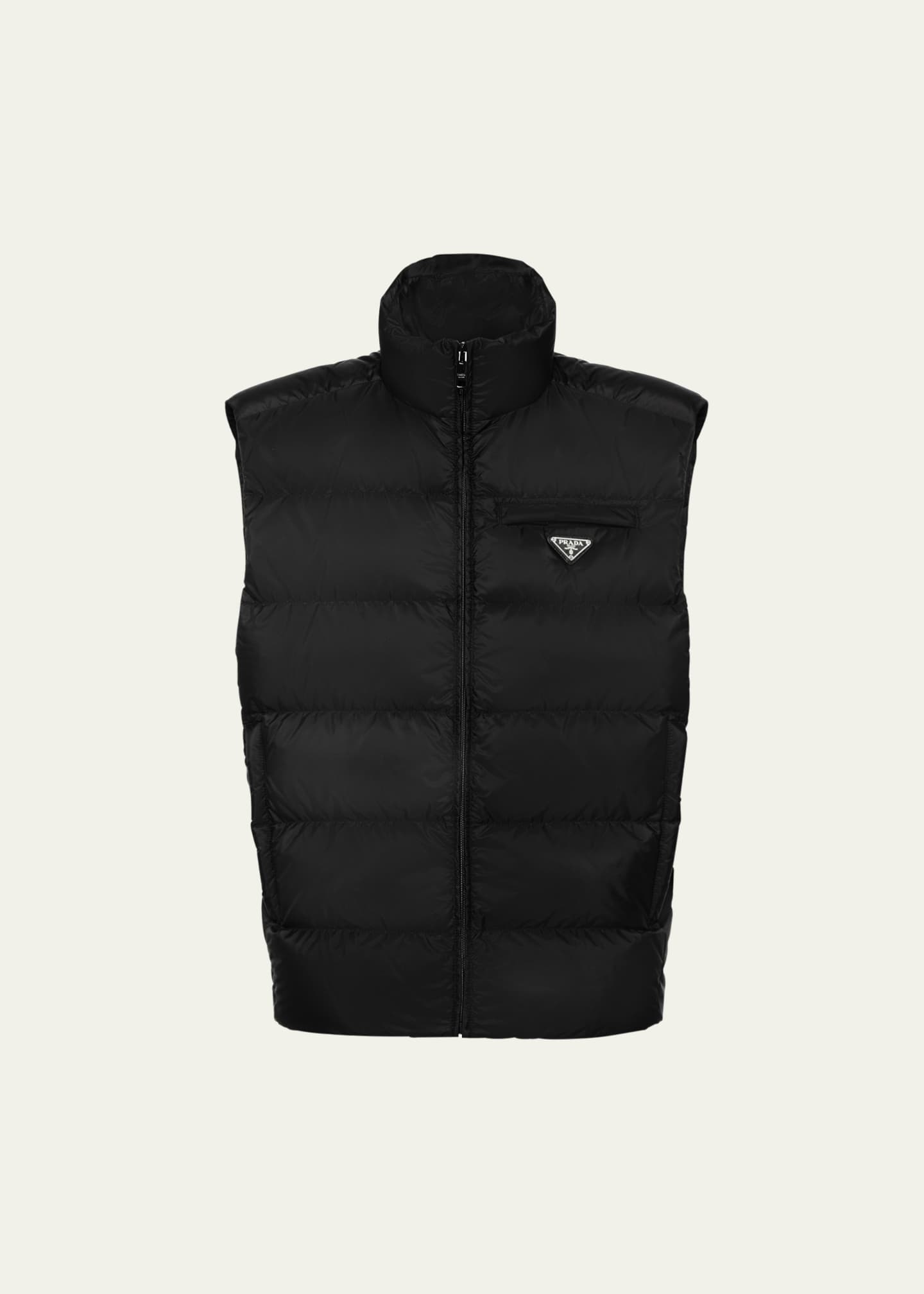Prada Men's Re-Nylon Down Vest Image 1 of 5