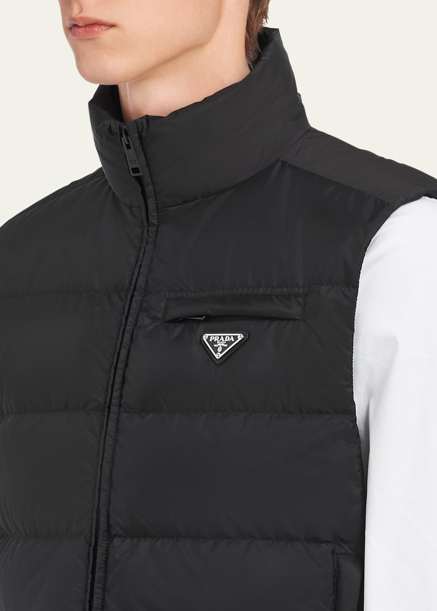 Prada Men's Re-Nylon Down Vest Image 5 of 5