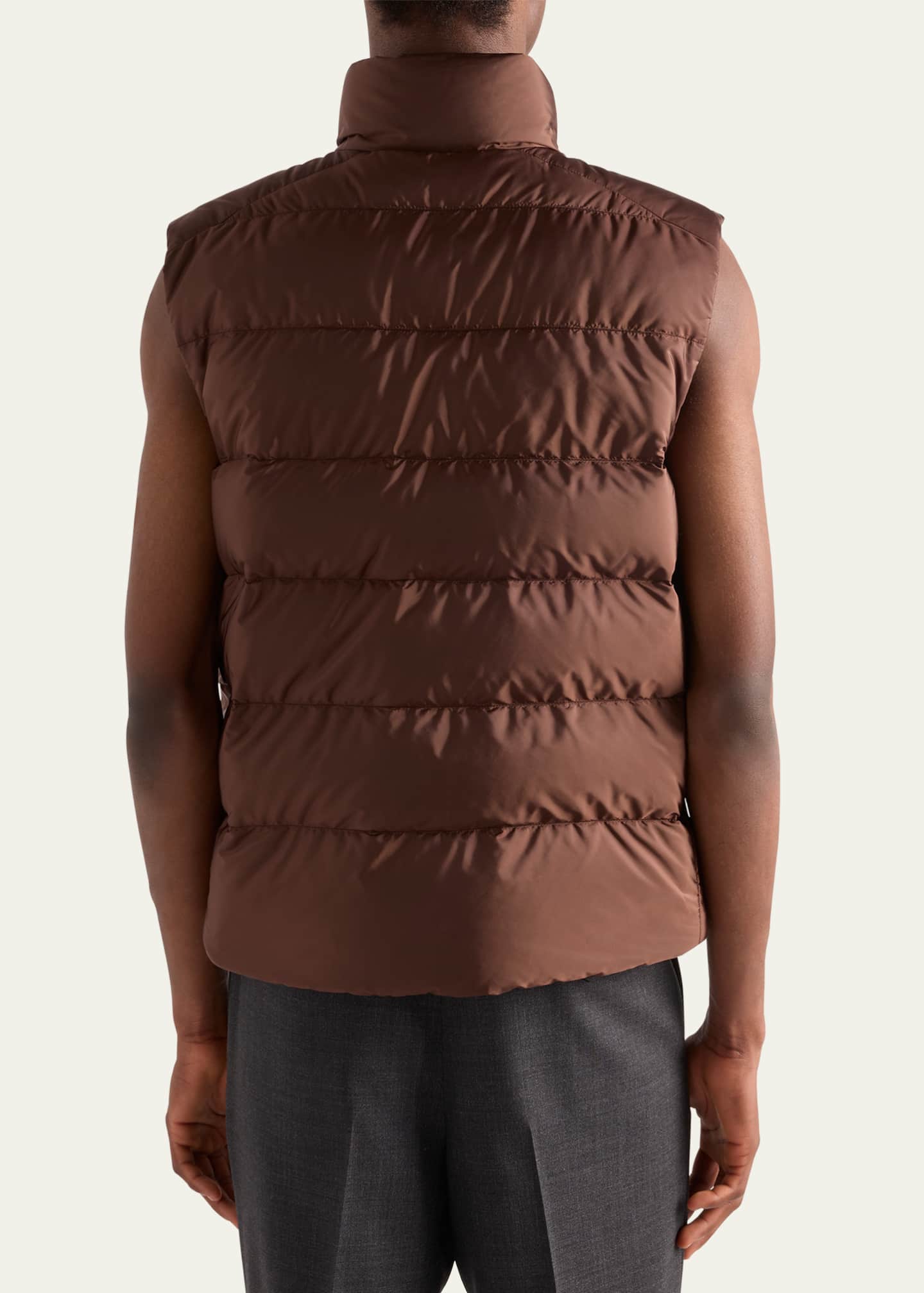 Prada Men's Re-Nylon Down Vest - Bergdorf Goodman