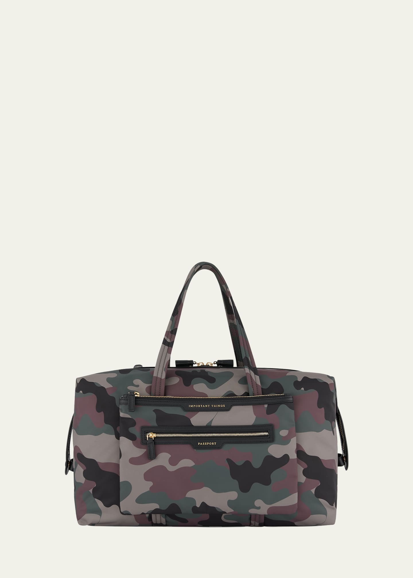 Anya Hindmarch Inflight Camo Recycled Nylon Duffel Bag Bergdorf Goodman
