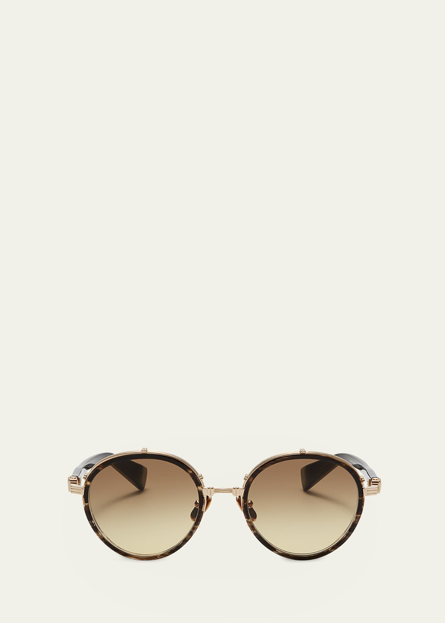 Balmain round acetate sunglasses best sale