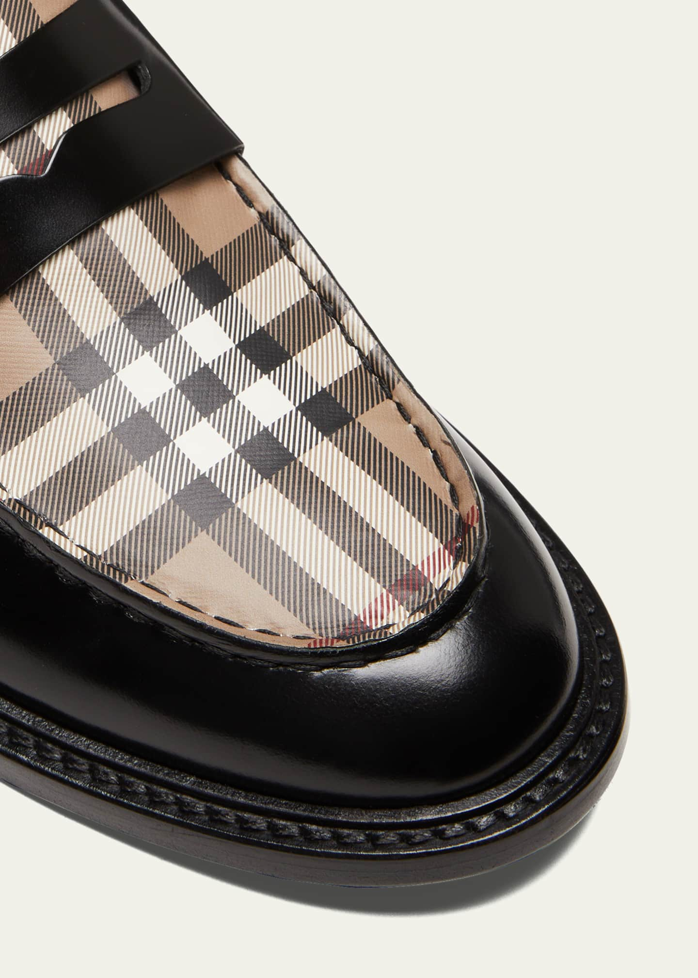 Burberry Men's Vintage Check Loafers - Goodman