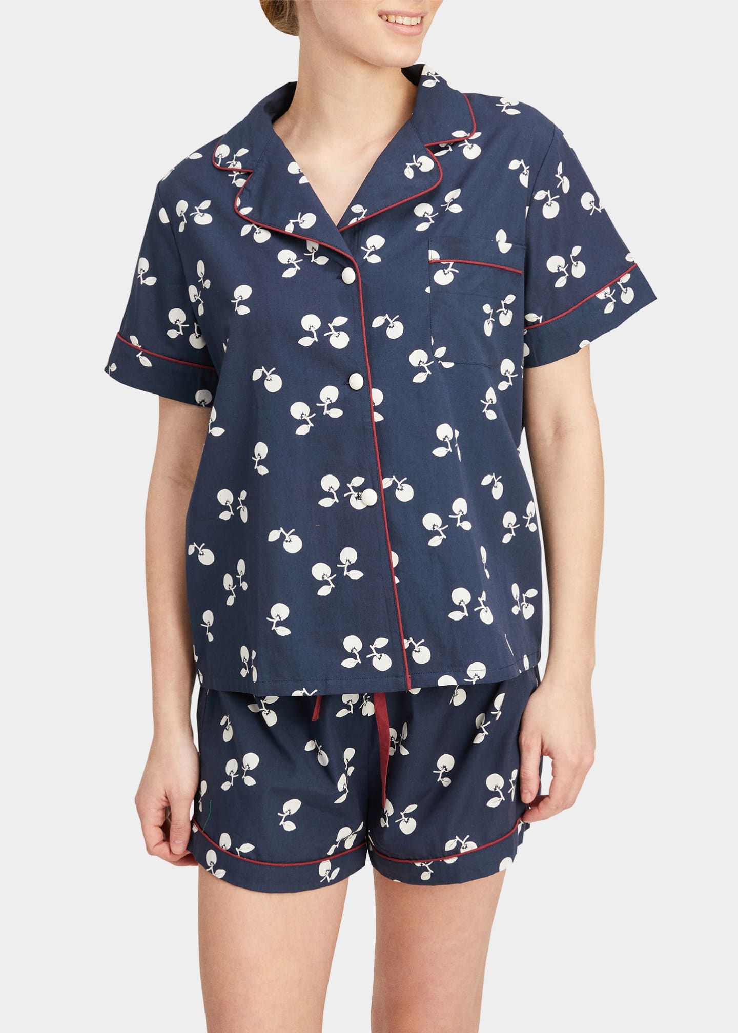 Morgan Lane Harley Nina Short Printed Pajama Set Bergdorf Goodman