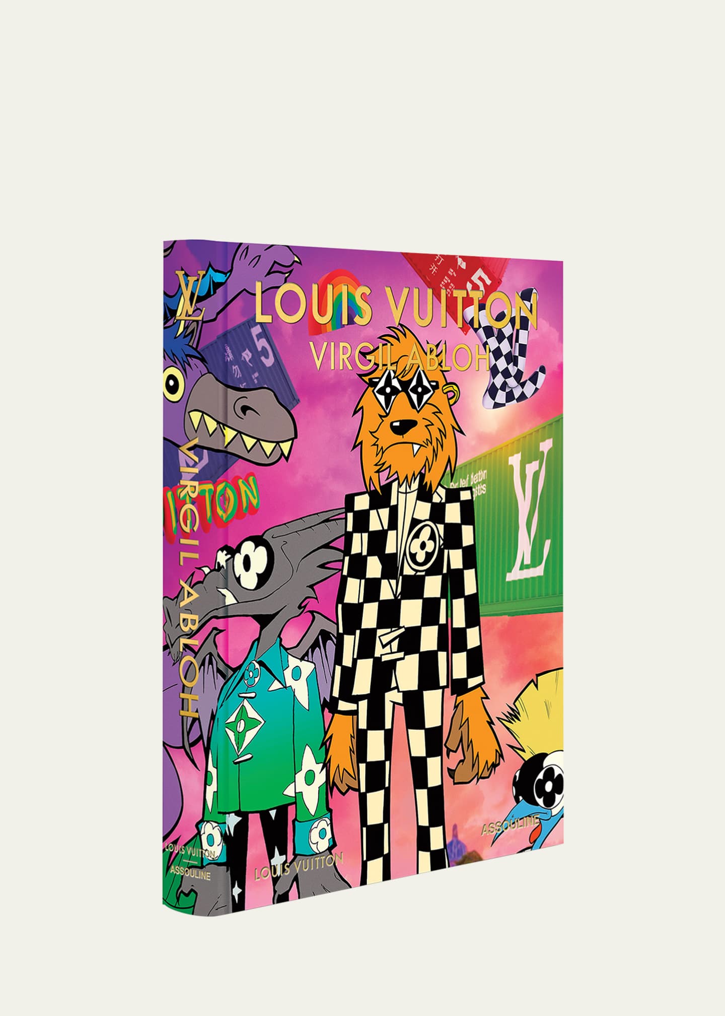 Assouline "Louis Vuitton: Virgil Abloh" Classic Cartoon Cover Book by Anders Christian Madsen Image 2 of 5