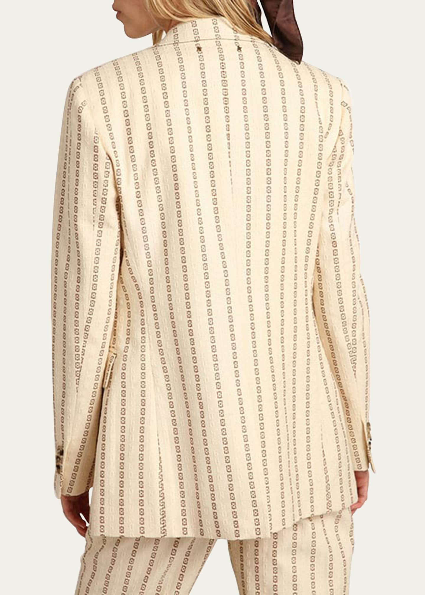 Golden Goose Journey Striped Blazer Image 3 of 5