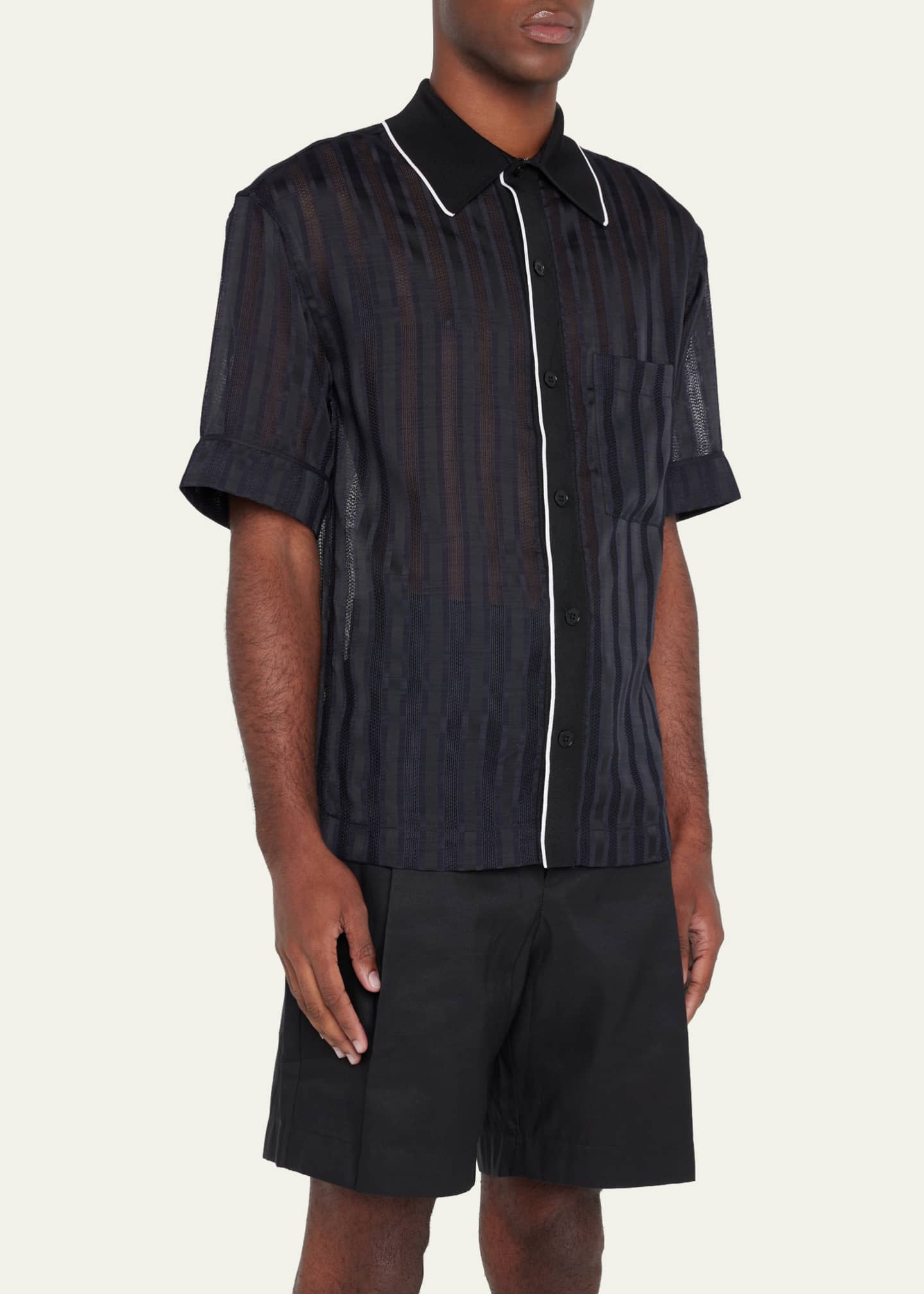 Saint laurent bowling sales shirt