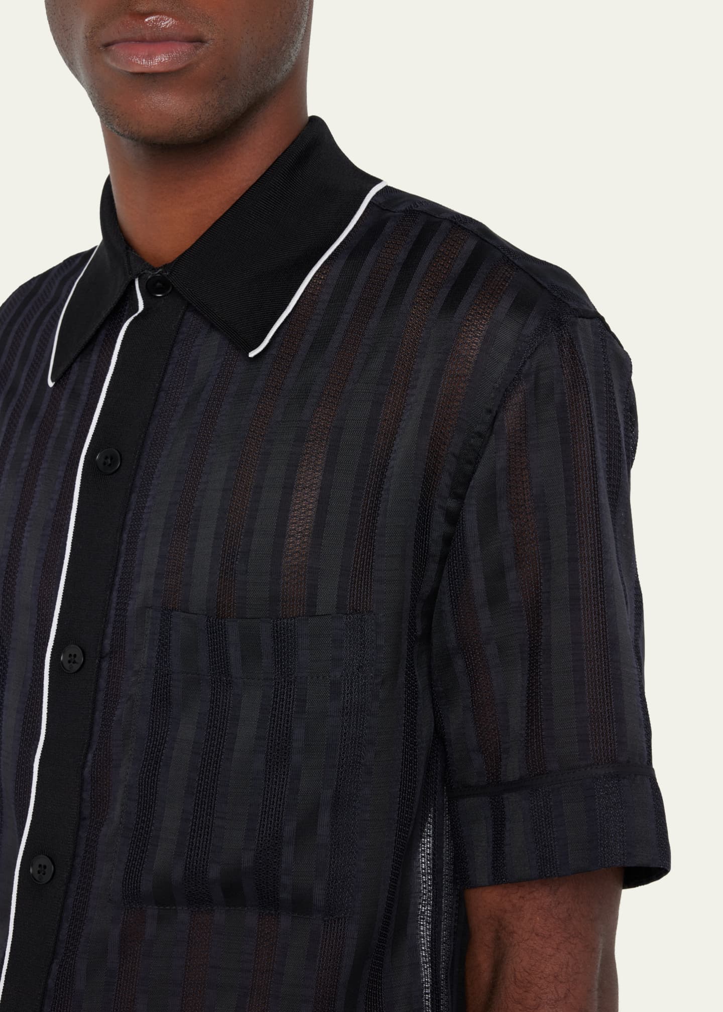 Saint laurent bowling shirt top