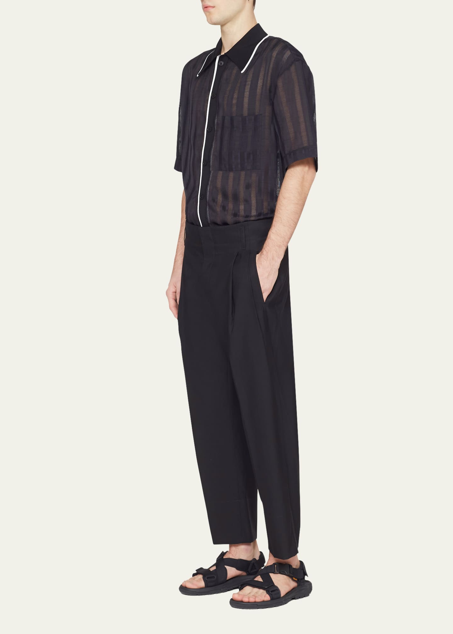3.1 Phillip Lim Men's Double-Pleated Pants Image 4 of 5