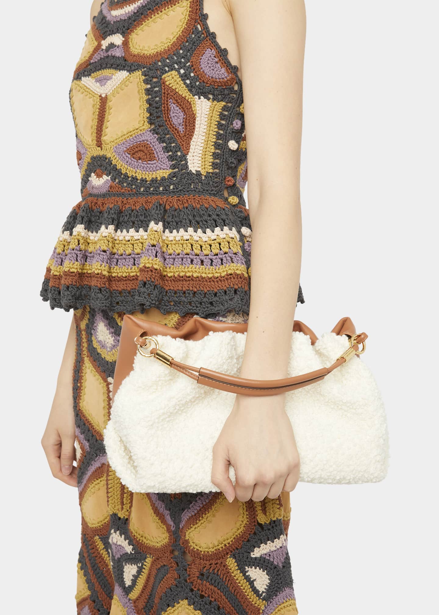 Ulla Johnson Remy Convertible Boucle Shoulder Bag Bergdorf Goodman