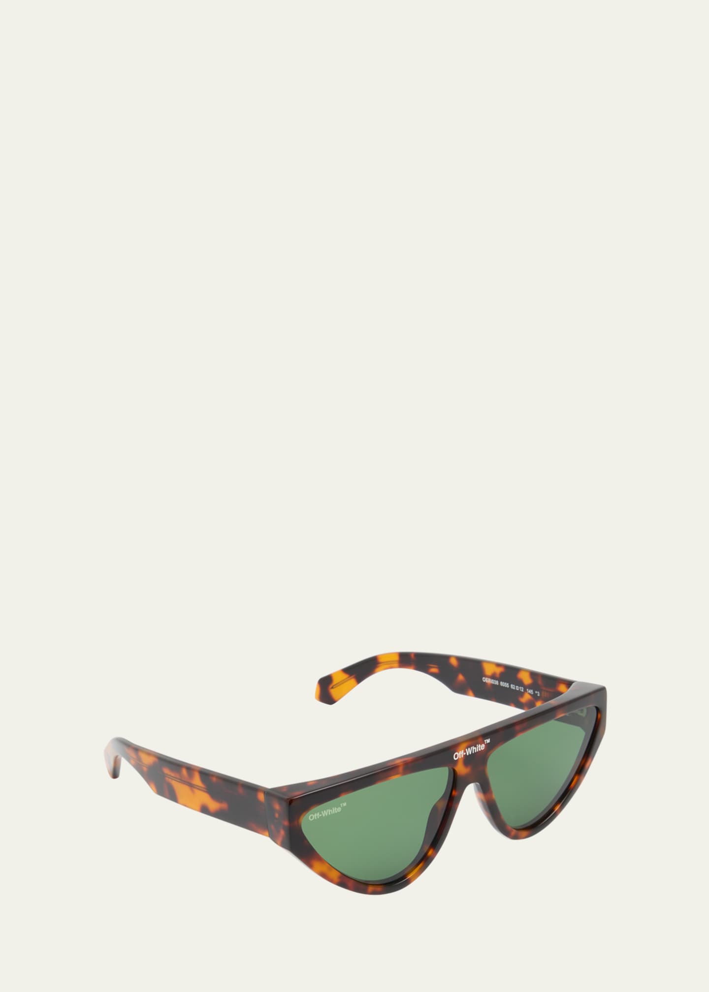 Off-White Gustav Logo-Bridge Acetate Cat-Eye Sunglasses Image 2 of 2