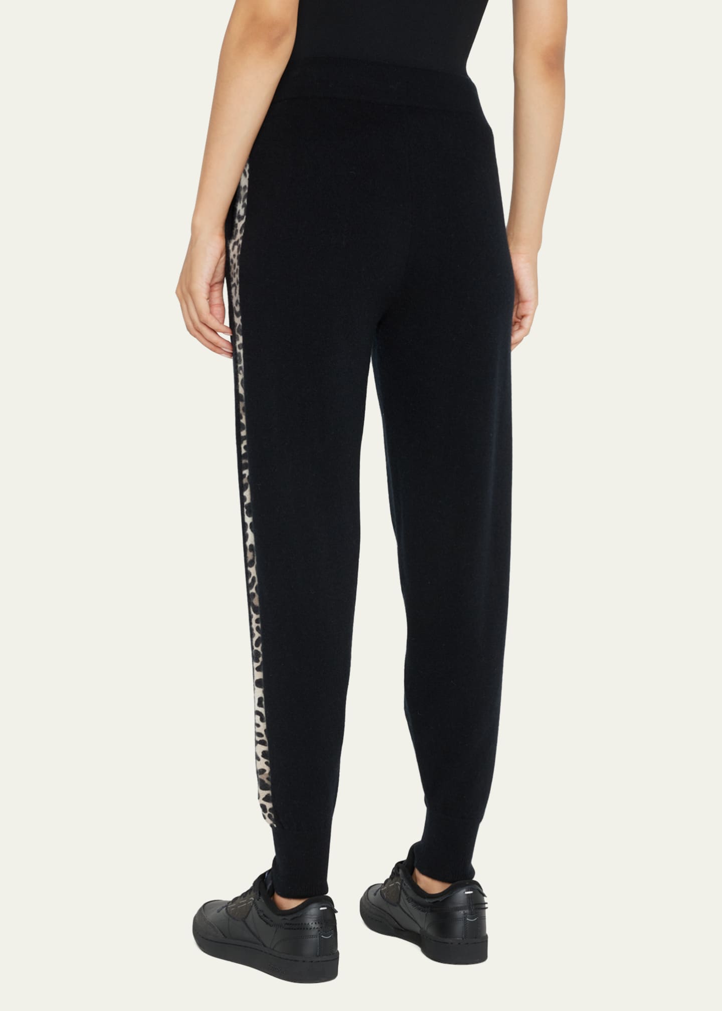Arlotta Cashmere Cashmere Racer Stripe Sweatpants Image 3 of 5