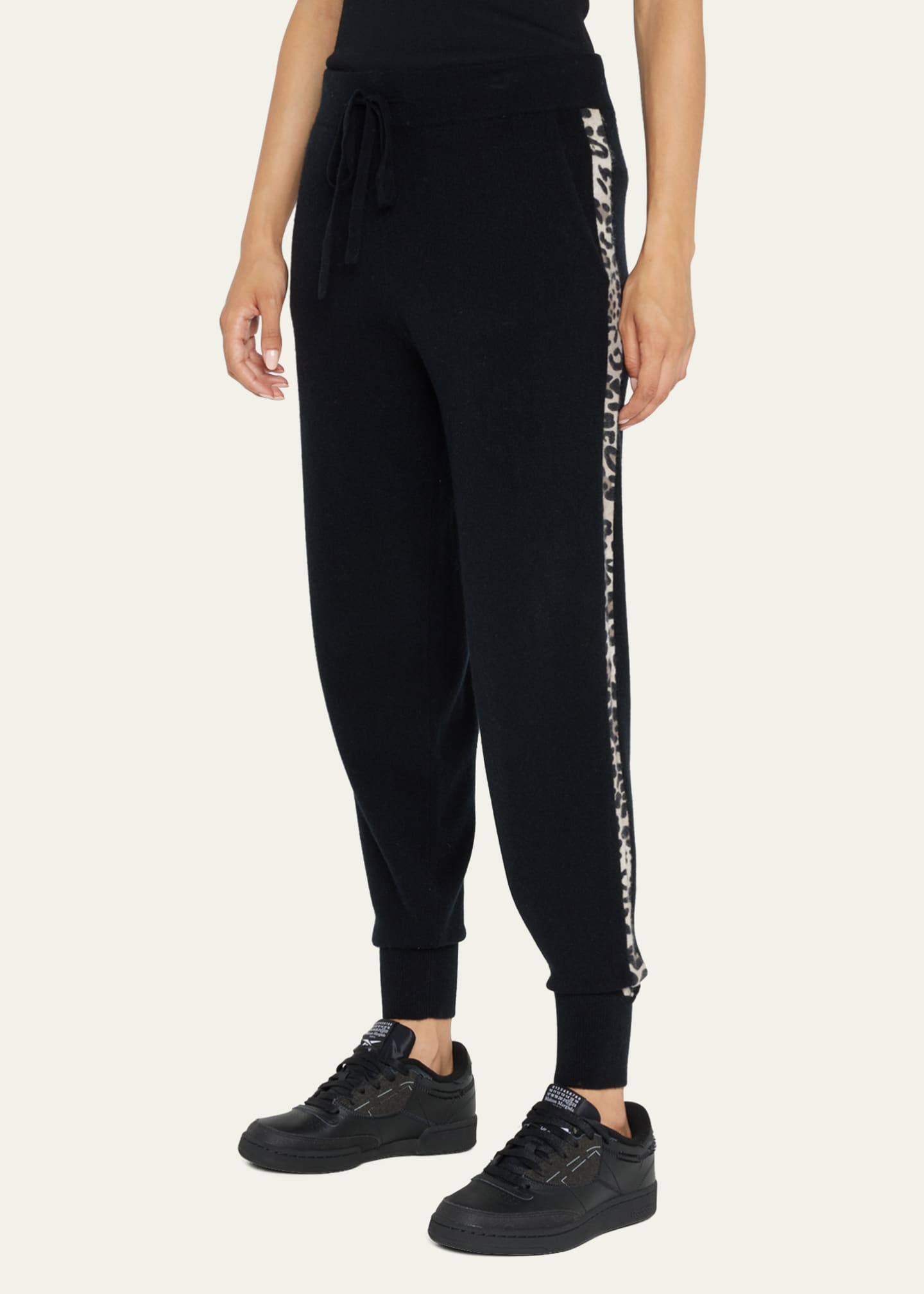 Arlotta Cashmere Cashmere Racer Stripe Sweatpants Image 4 of 5