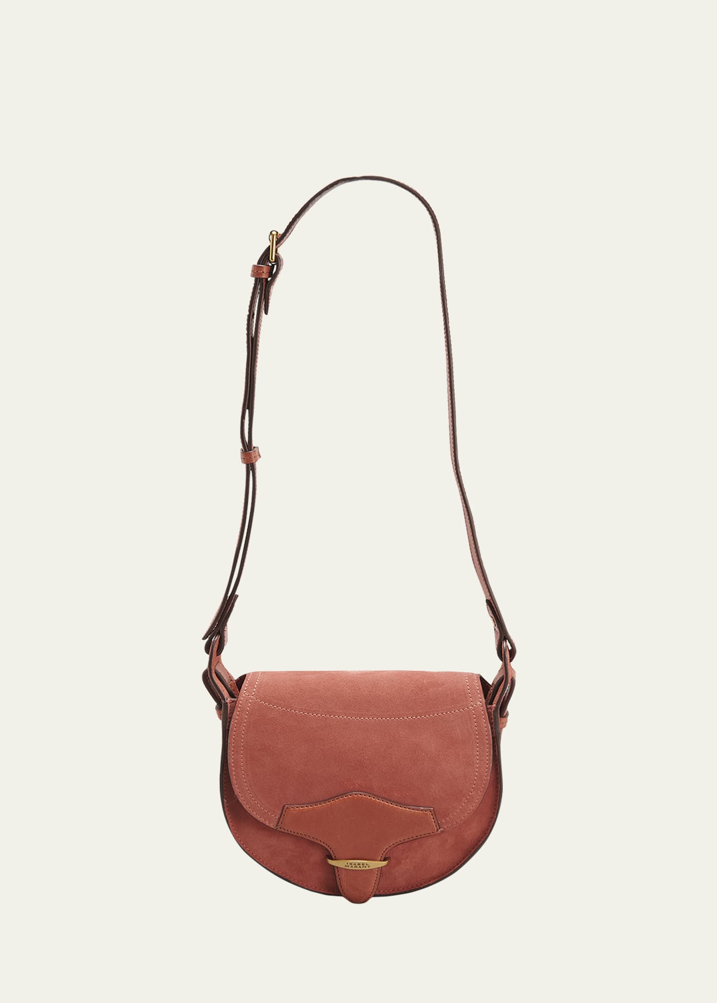 Isabel Marant Botsy Saddle Suede Shoulder Bag Bergdorf Goodman