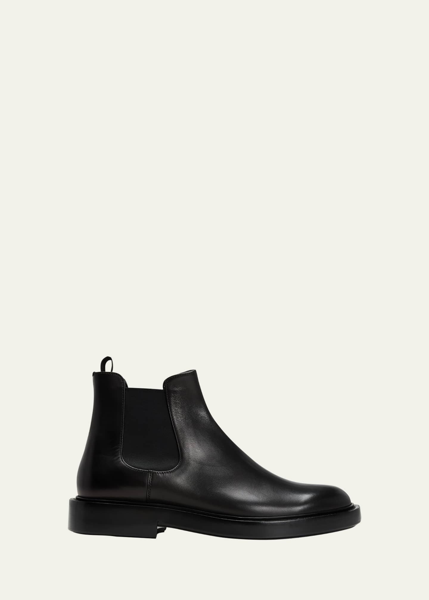 Giorgio Armani Men's Leather Chelsea Boots - Bergdorf Goodman