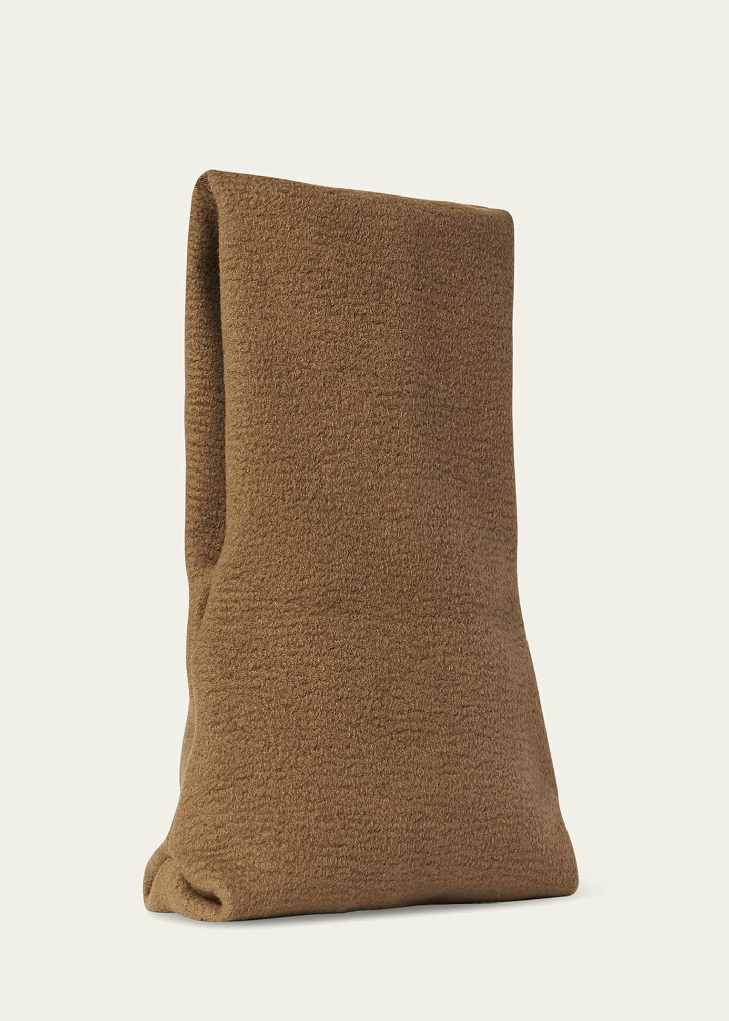 THE ROW Glove Large Clutch Bag in Cashmere Bergdorf Goodman