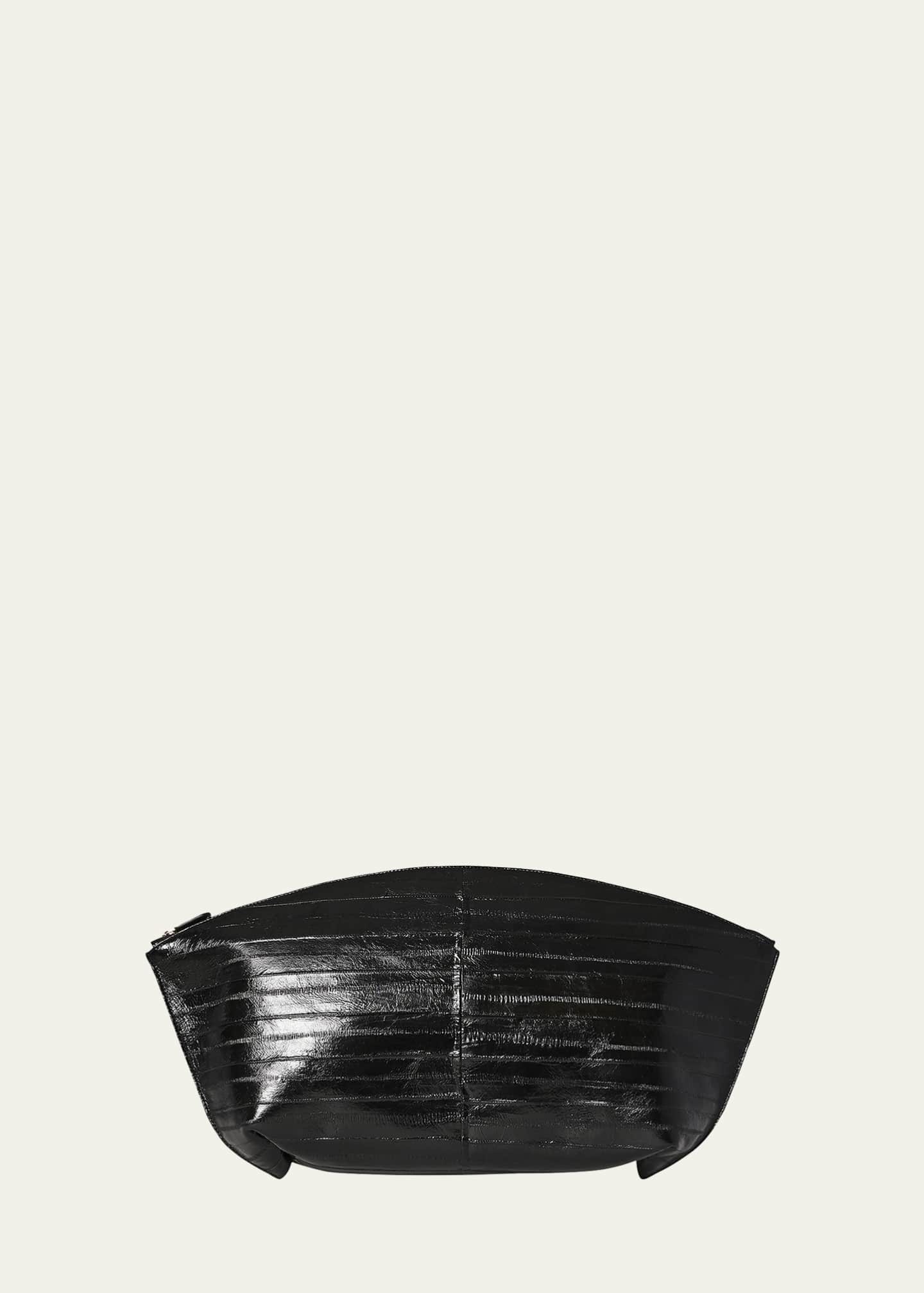 THE ROW Dante XL Clutch Bag in Eel-Embossed Leather - Bergdorf Goodman