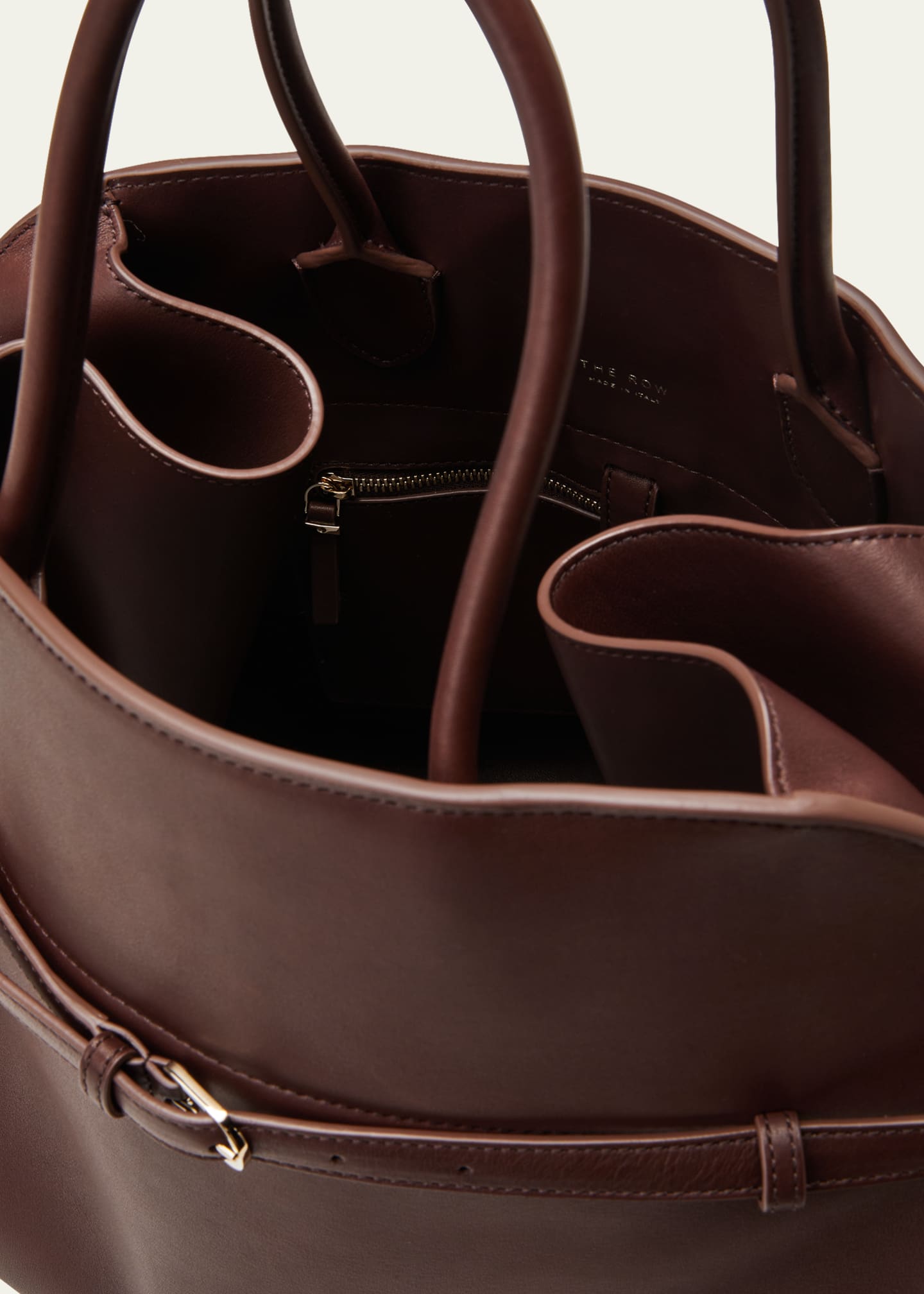 THE ROW Margaux 15 Saddle Top-Handle Bag - Bergdorf Goodman