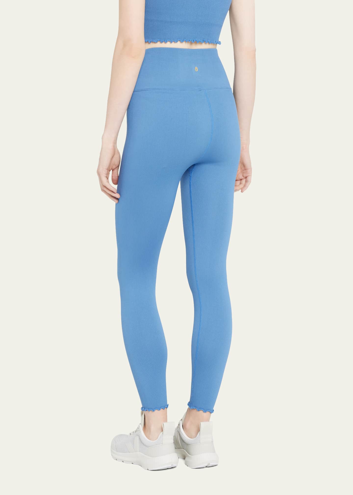 Spiritual Gangster Love Sculpt 7/8 Ruffle Leggings Bergdorf Goodman