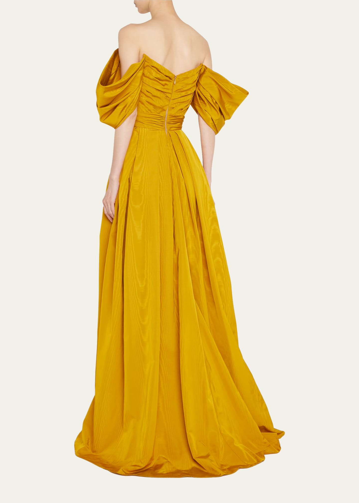 J. Mendel Off the Shoulder Draped Gown Bergdorf Goodman