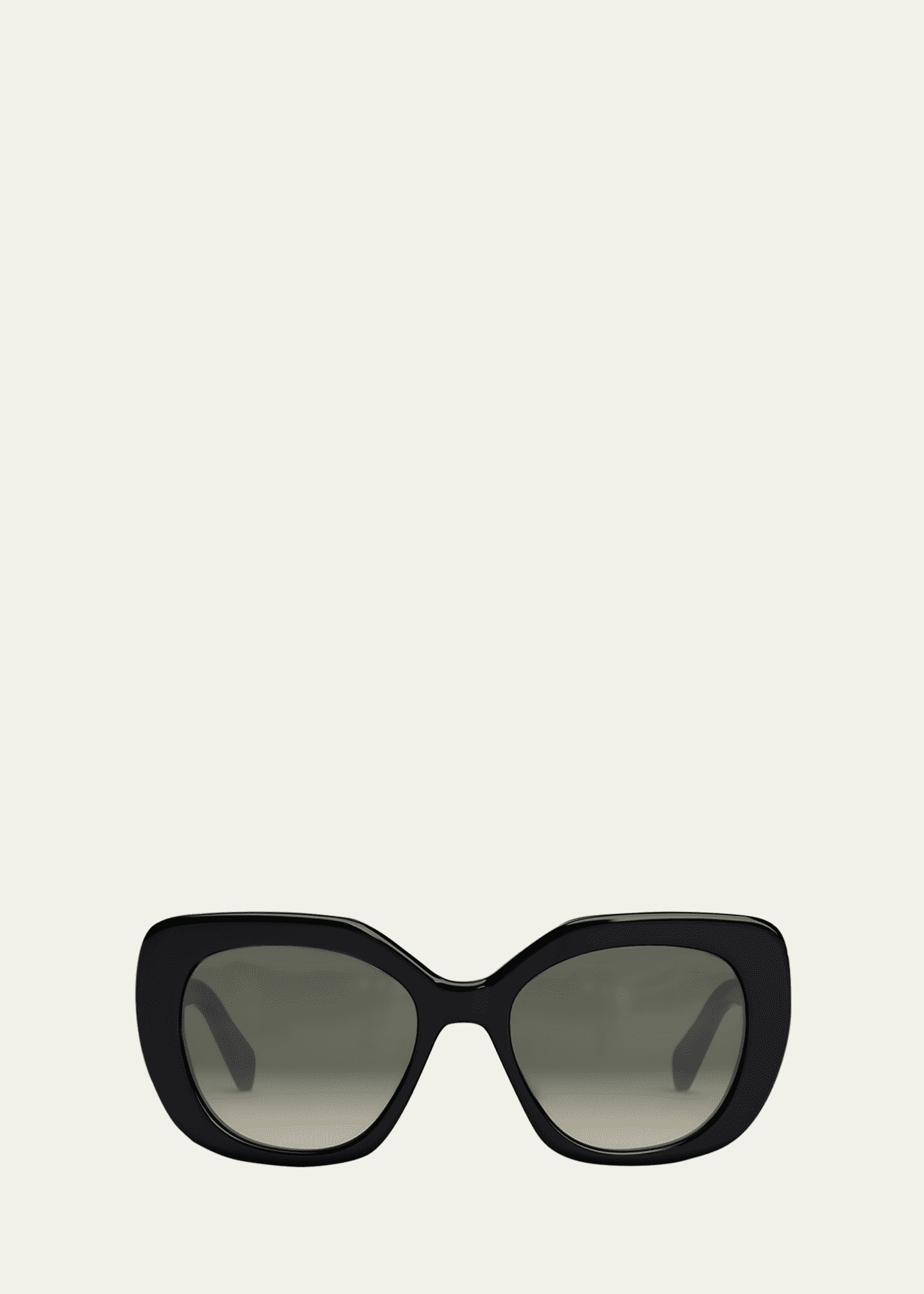 Chanel Black Butterfly White Bow Sunglasses