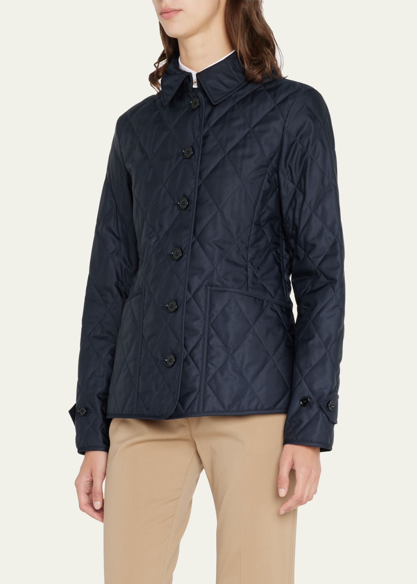Burberry quilted jacket sale cheap
