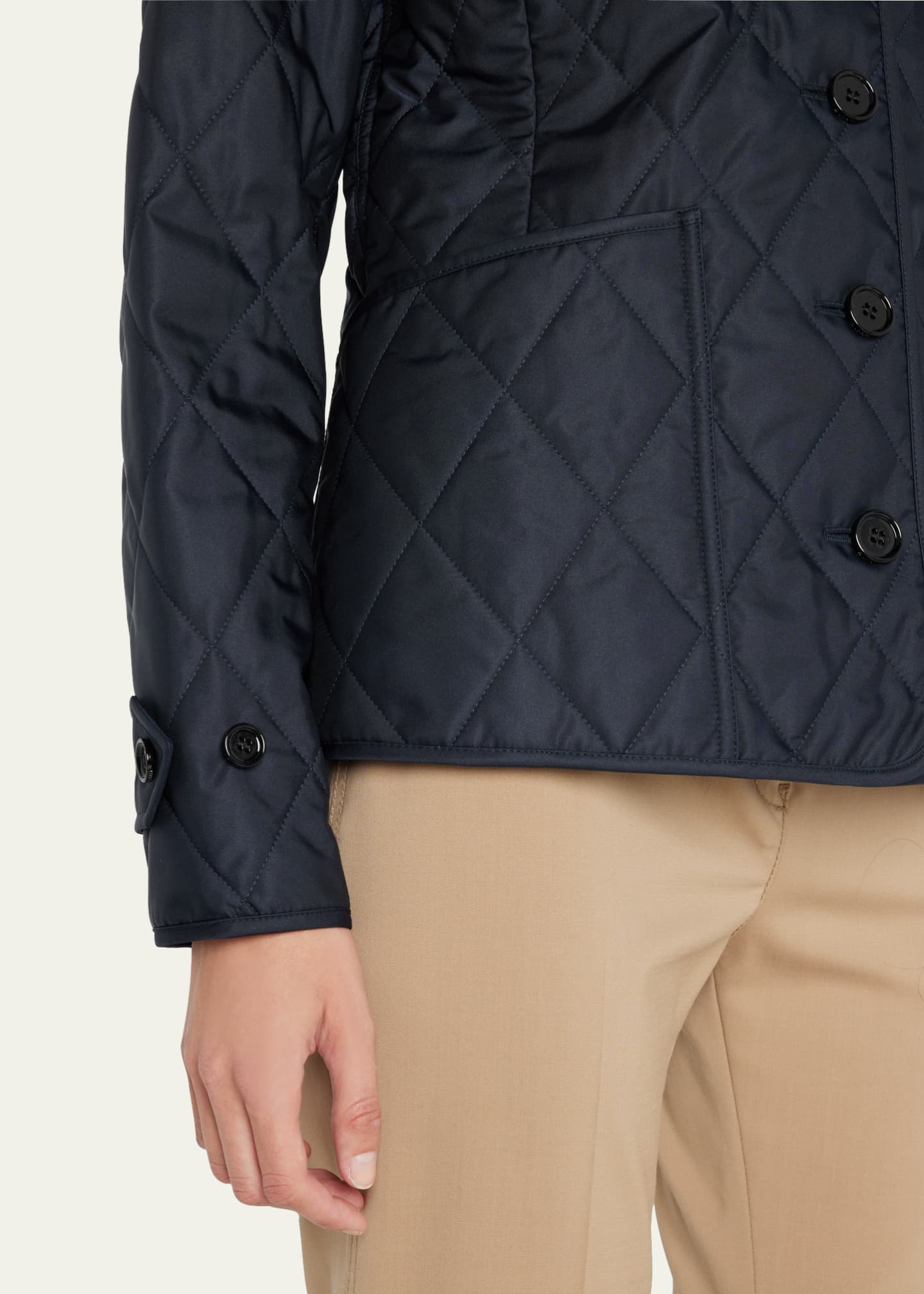 Burberry diamond quilted jacket outlet