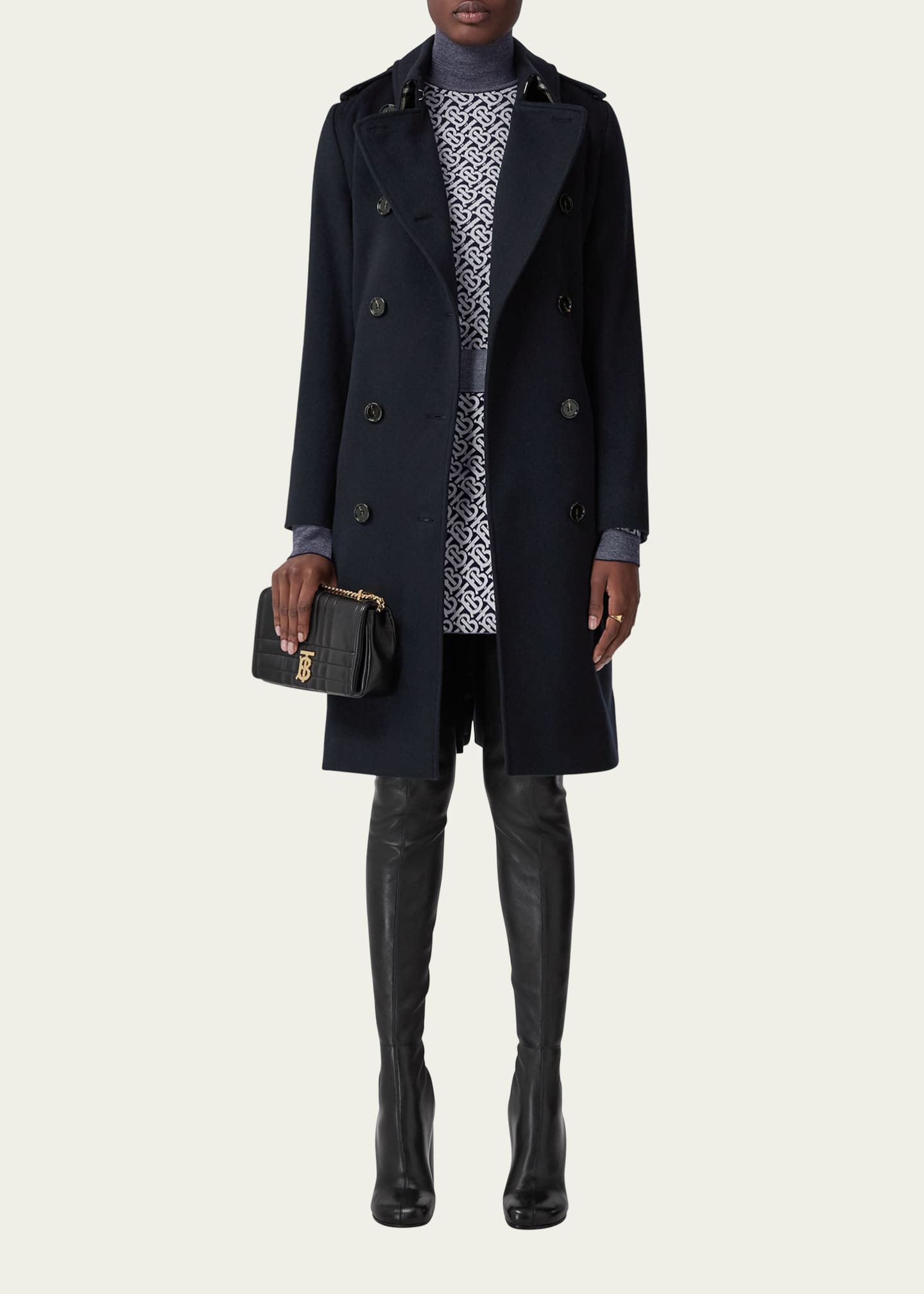 Kensington mid top trench coat