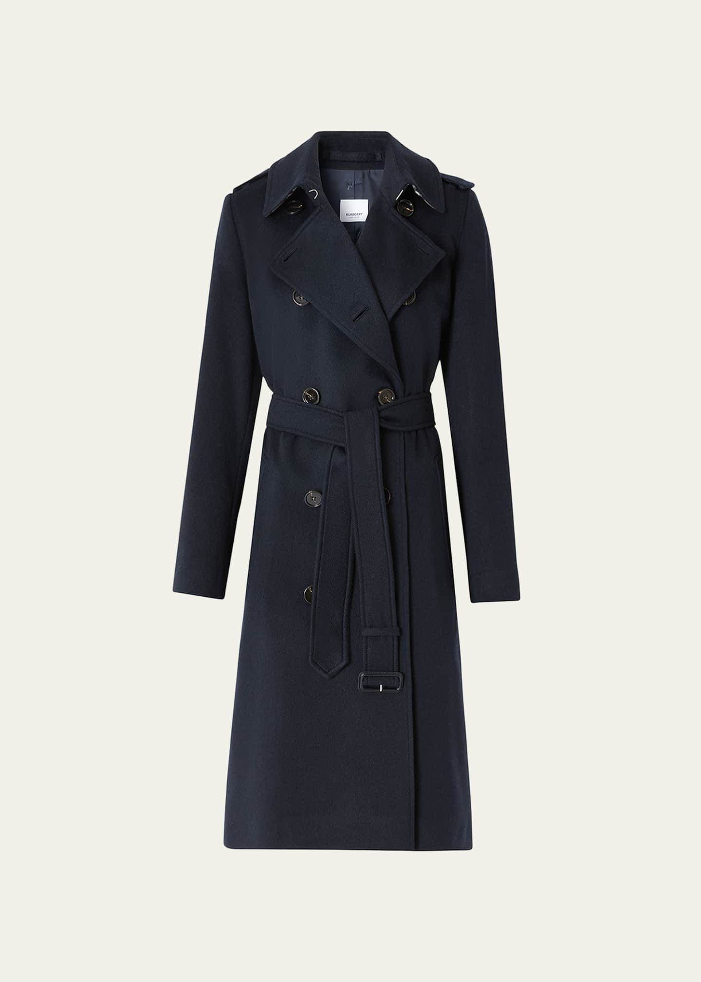 Burberry navy trench coat sale