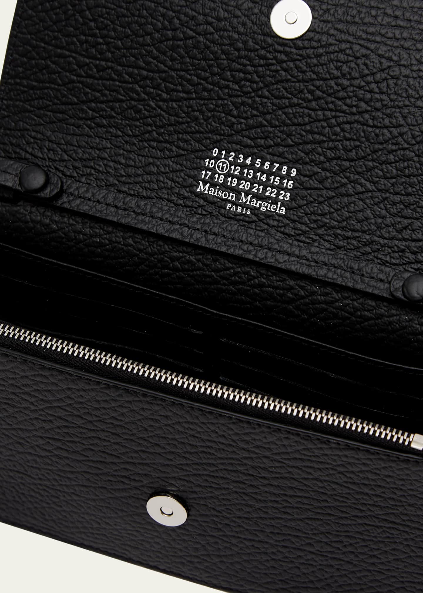Maison Margiela Medium Flap Leather Wallet on Chain