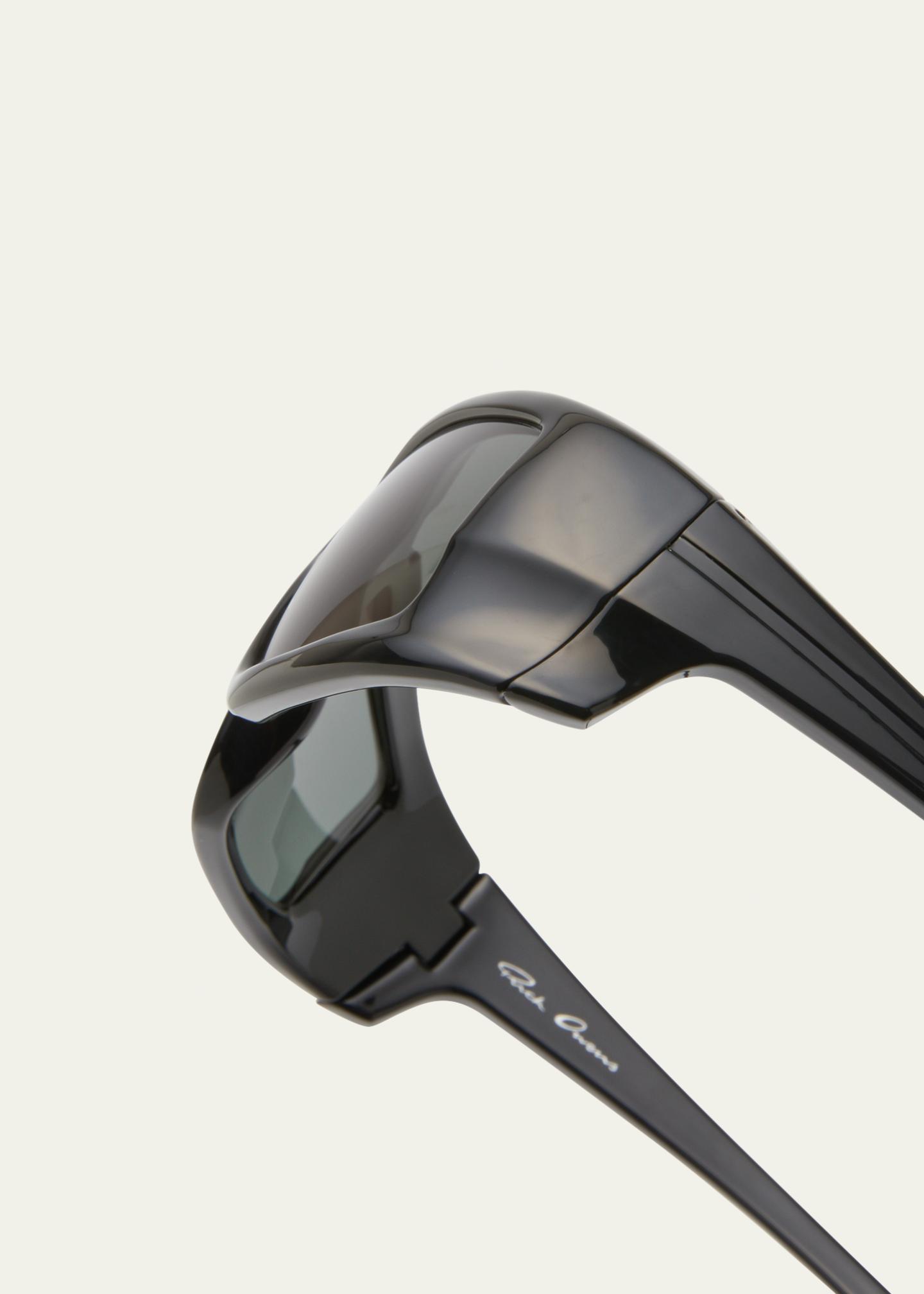 Rick Owens Men's Rick Wrap-Around Sunglasses - Bergdorf Goodman