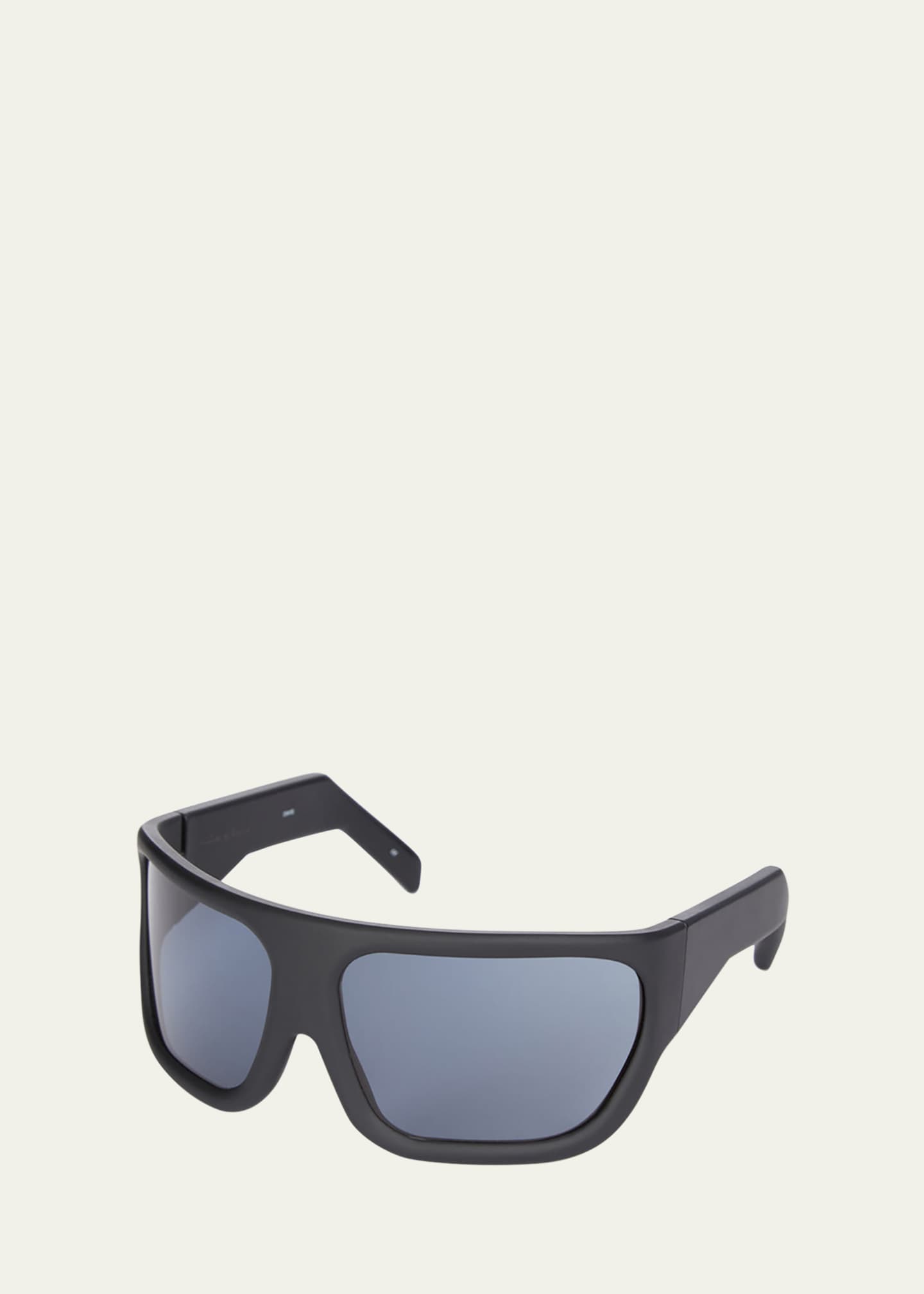Rick Owens Men's Davis Wrap Acetate Sunglasses Image 2 of 2