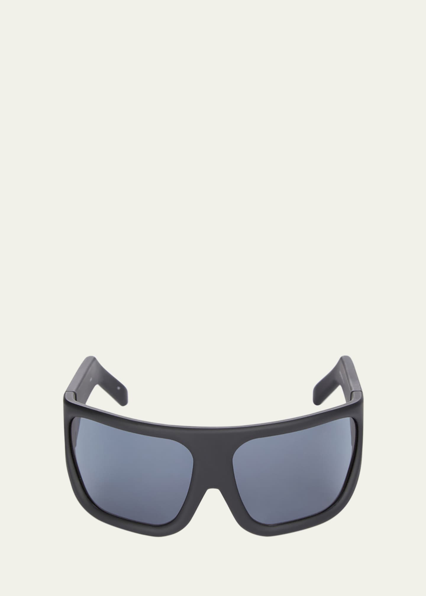 Rick Owens Men's Davis Wrap Acetate Sunglasses Image 1 of 2