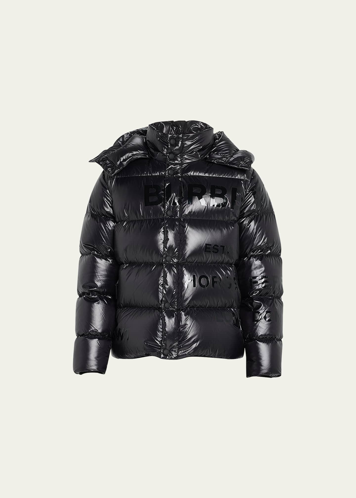 Burberry white best sale puffer jacket