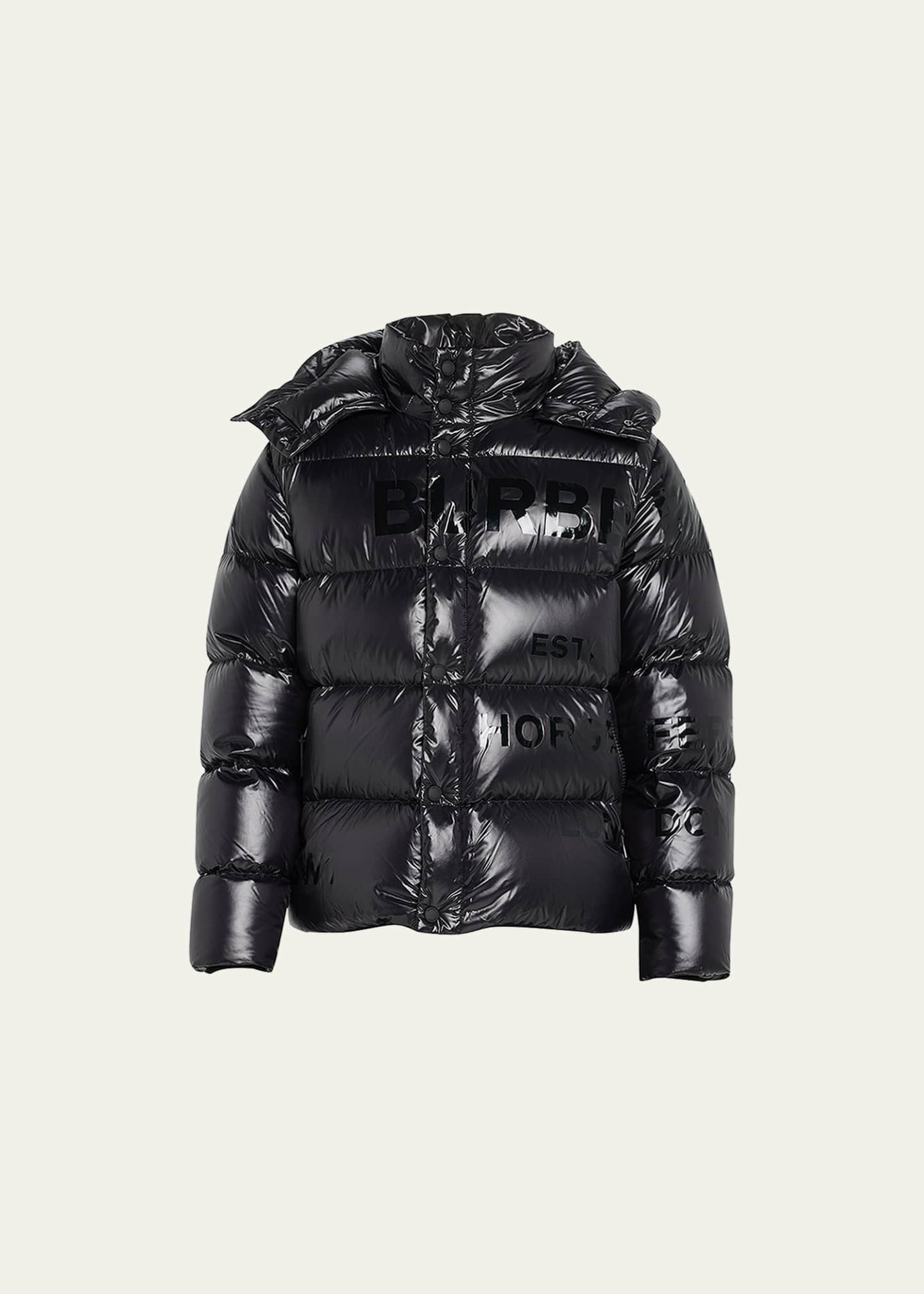 Burberry Men's Huddersfield Horseferry-Print Puffer Jacket - Bergdorf ...