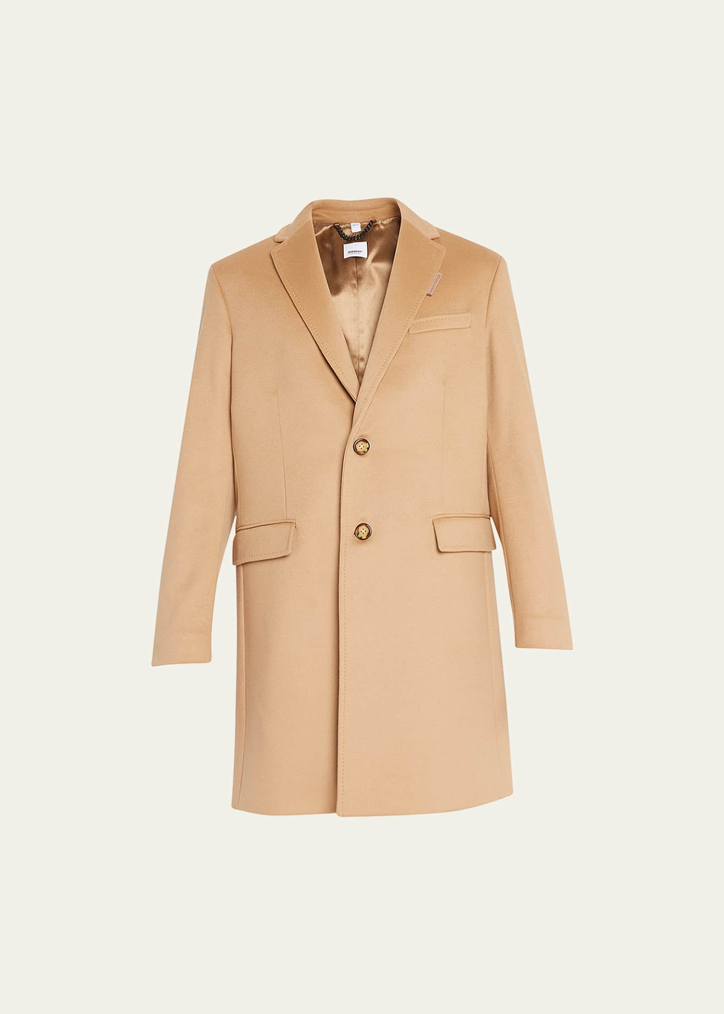 Burberry Men's Callen Wool-Blend Overcoat - Bergdorf Goodman